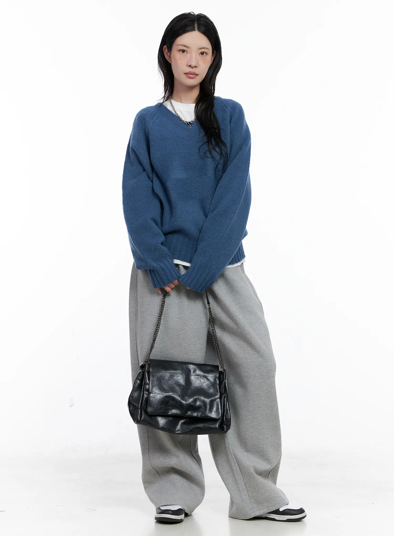 Basic Oversized Long Sleeve Tee CS529 - Image 7