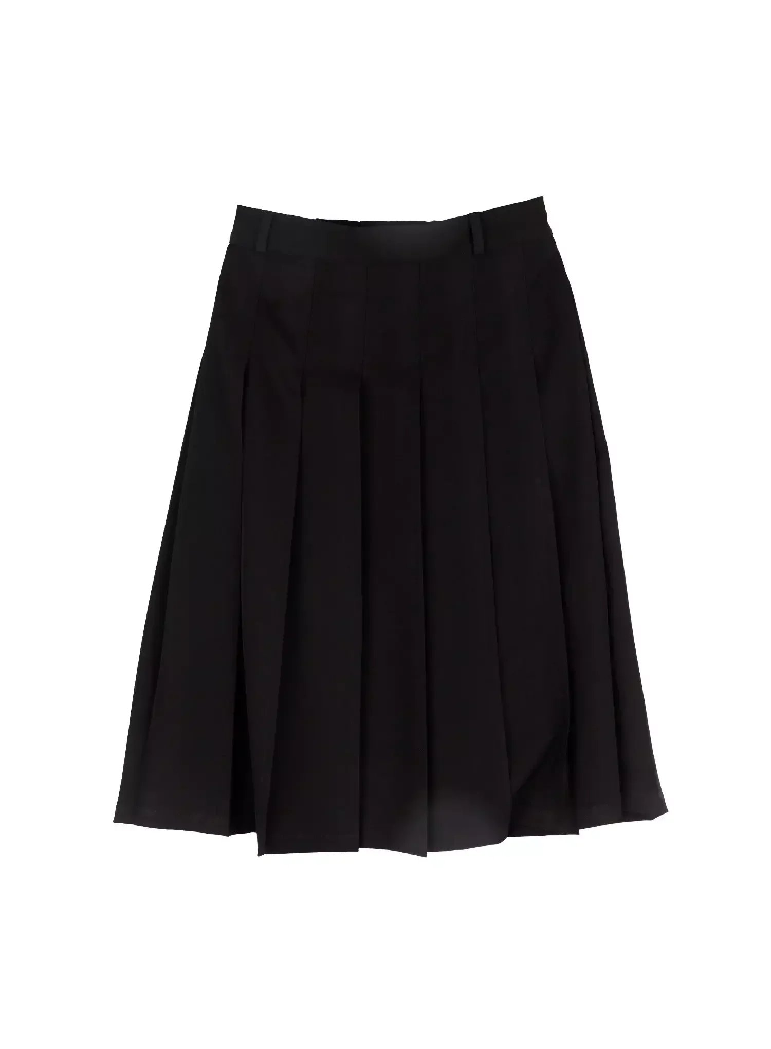 Basic Pleated Midi Skirt IF502 - Image 14