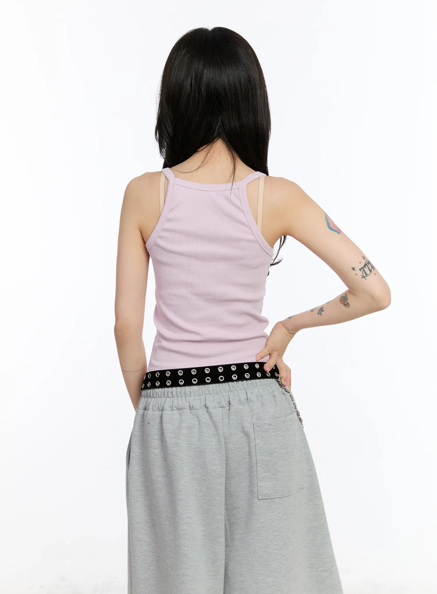Basic Ribbed Tank Top CA506 - Image 10