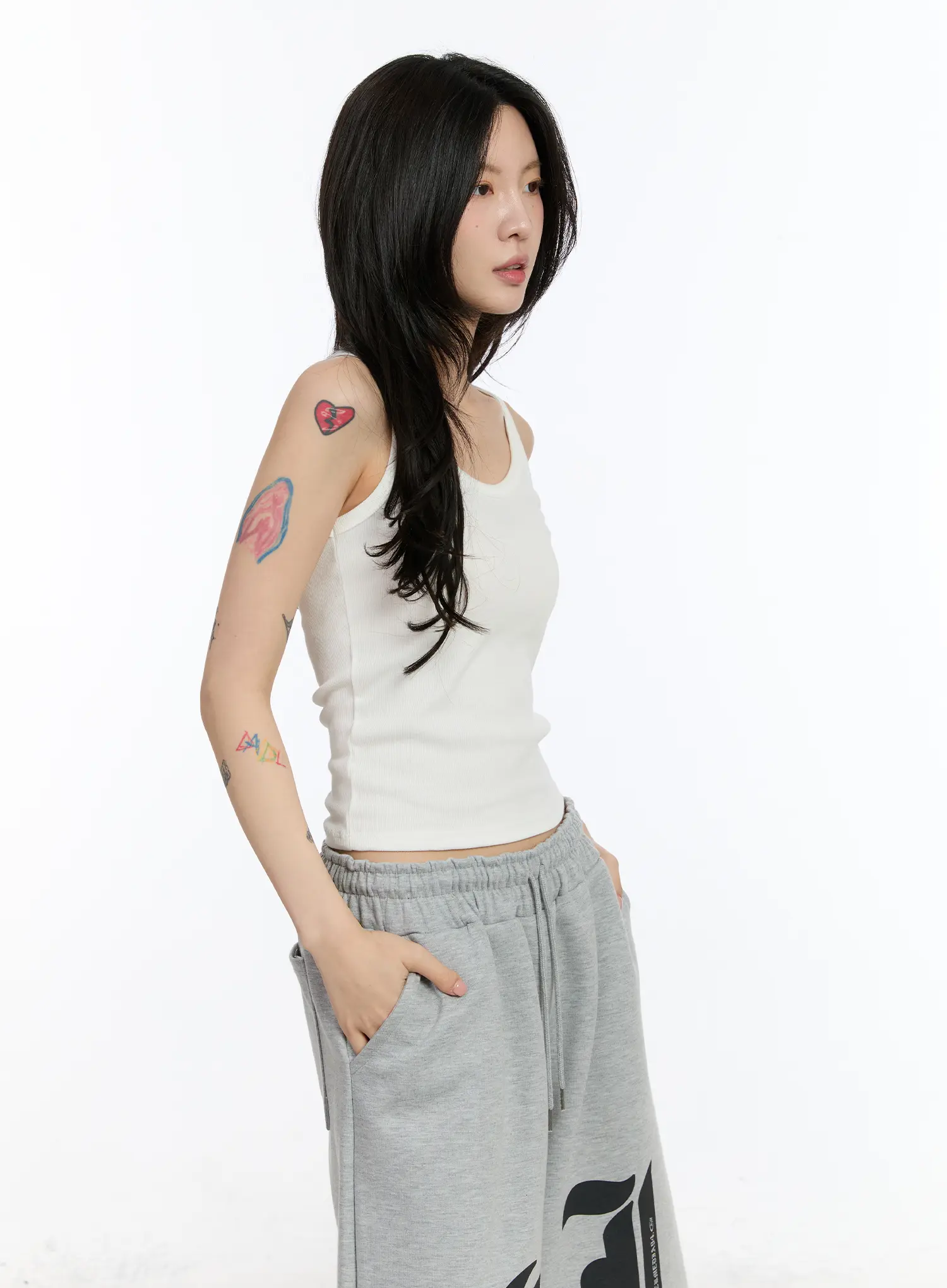 Basic Ribbed Tank Top CA506 - Image 11