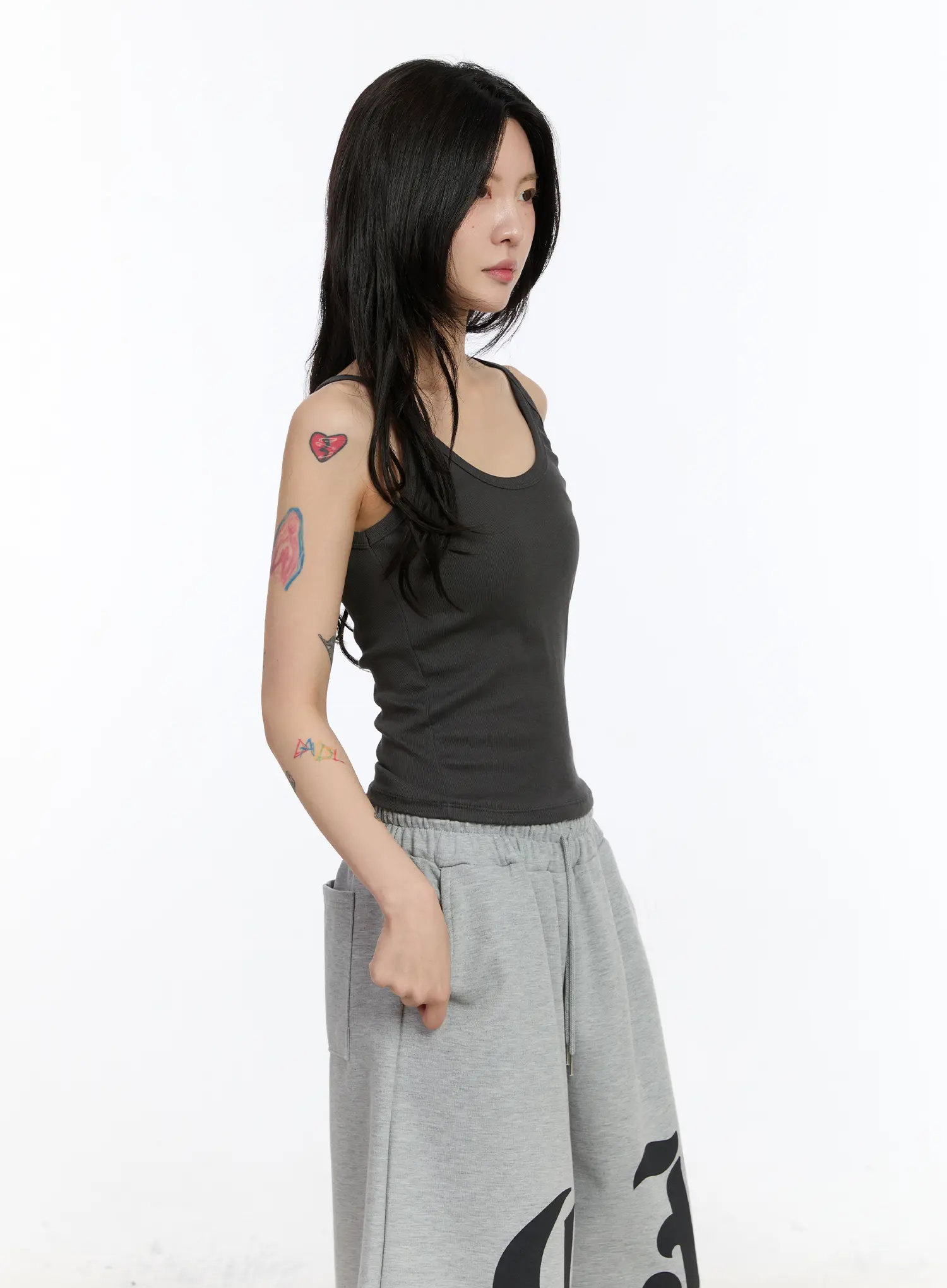 Basic Ribbed Tank Top CA506 - Image 6