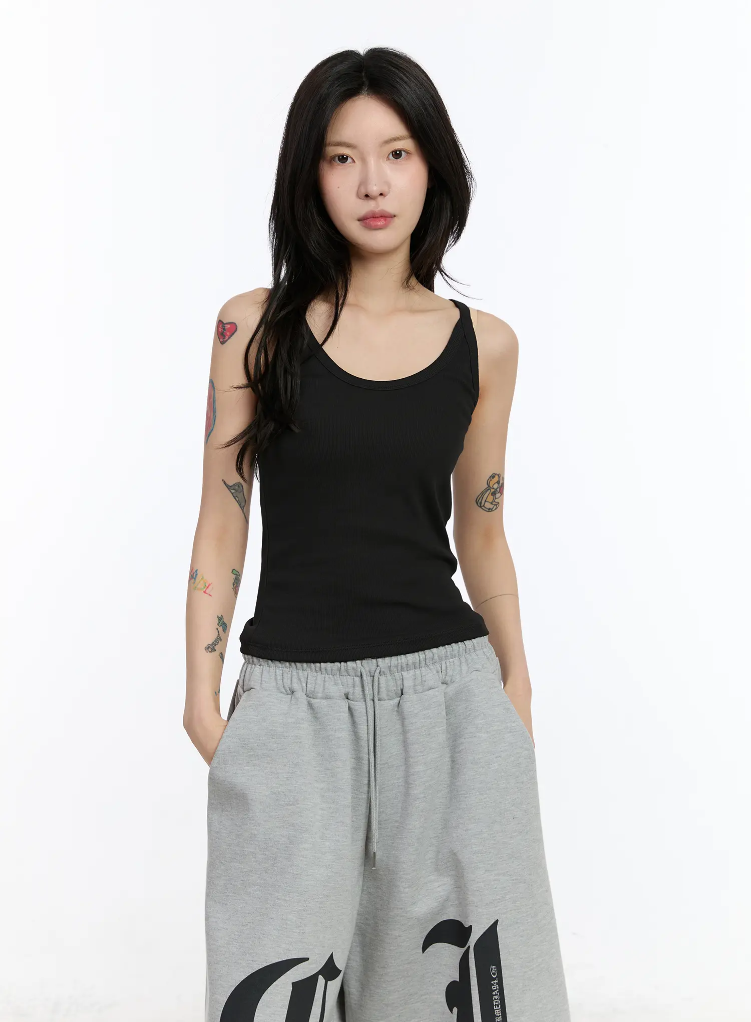 Basic Ribbed Tank Top CA506 - Image 8