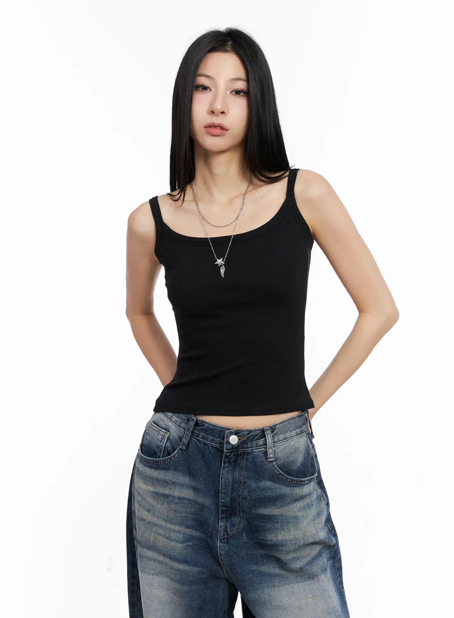 Basic Ribbed Tank Top CC1109 - Image 7