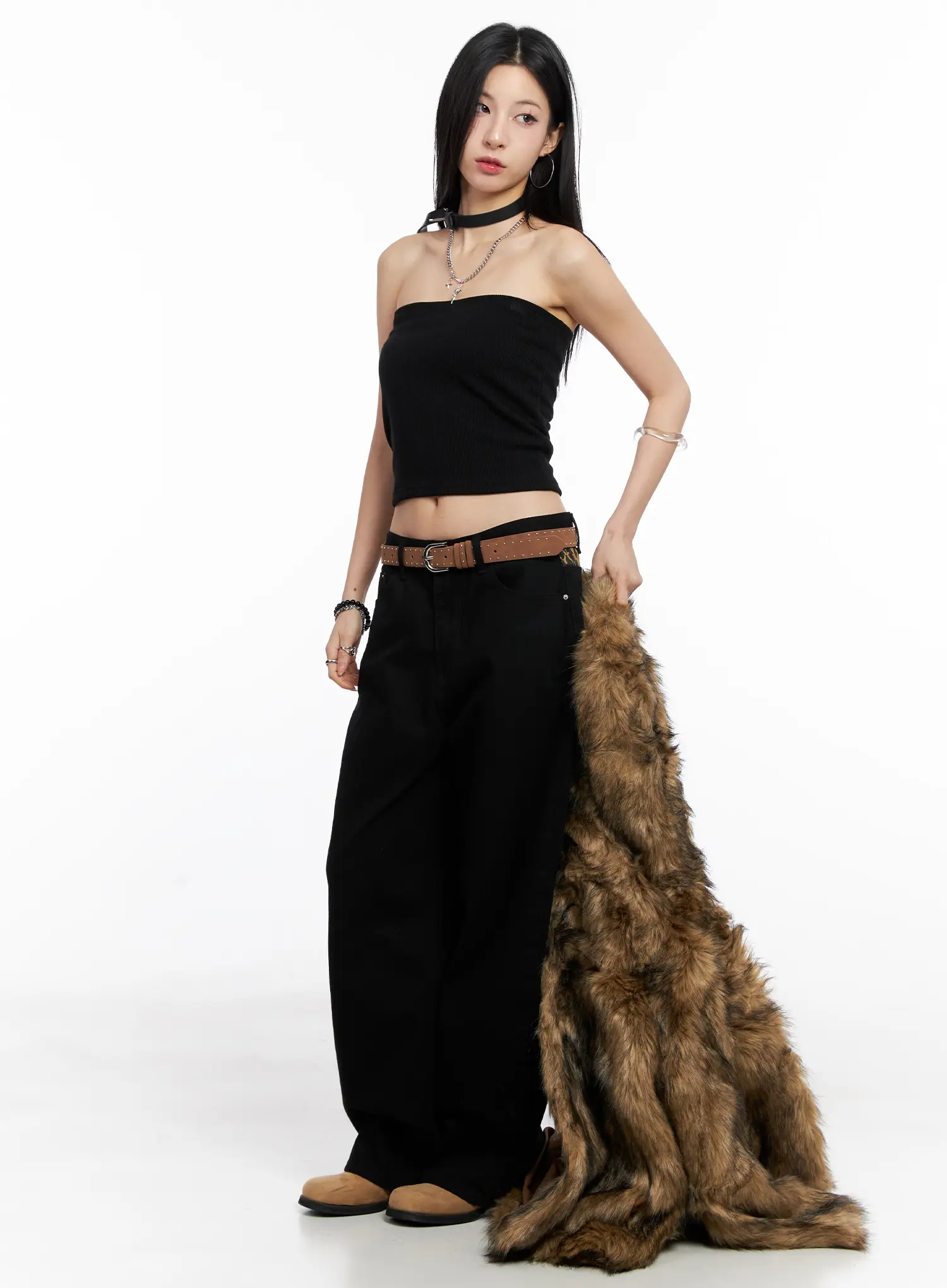 Basic Ribbed Tube Top CC1109 - Image 2