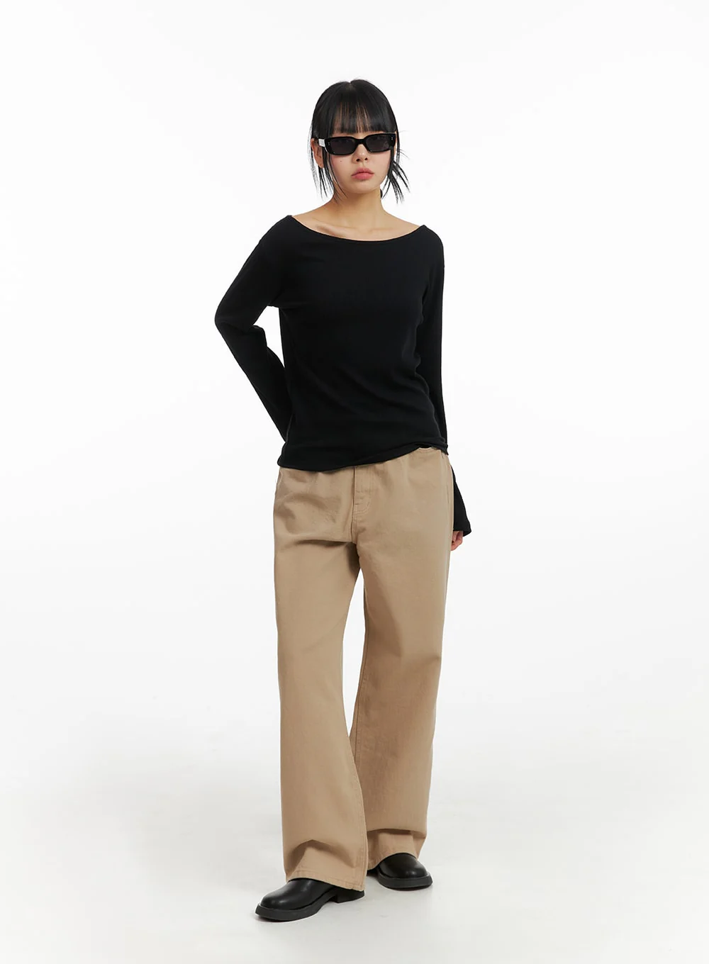 Basic Round Neck Long Sleeve IM414 - Image 2