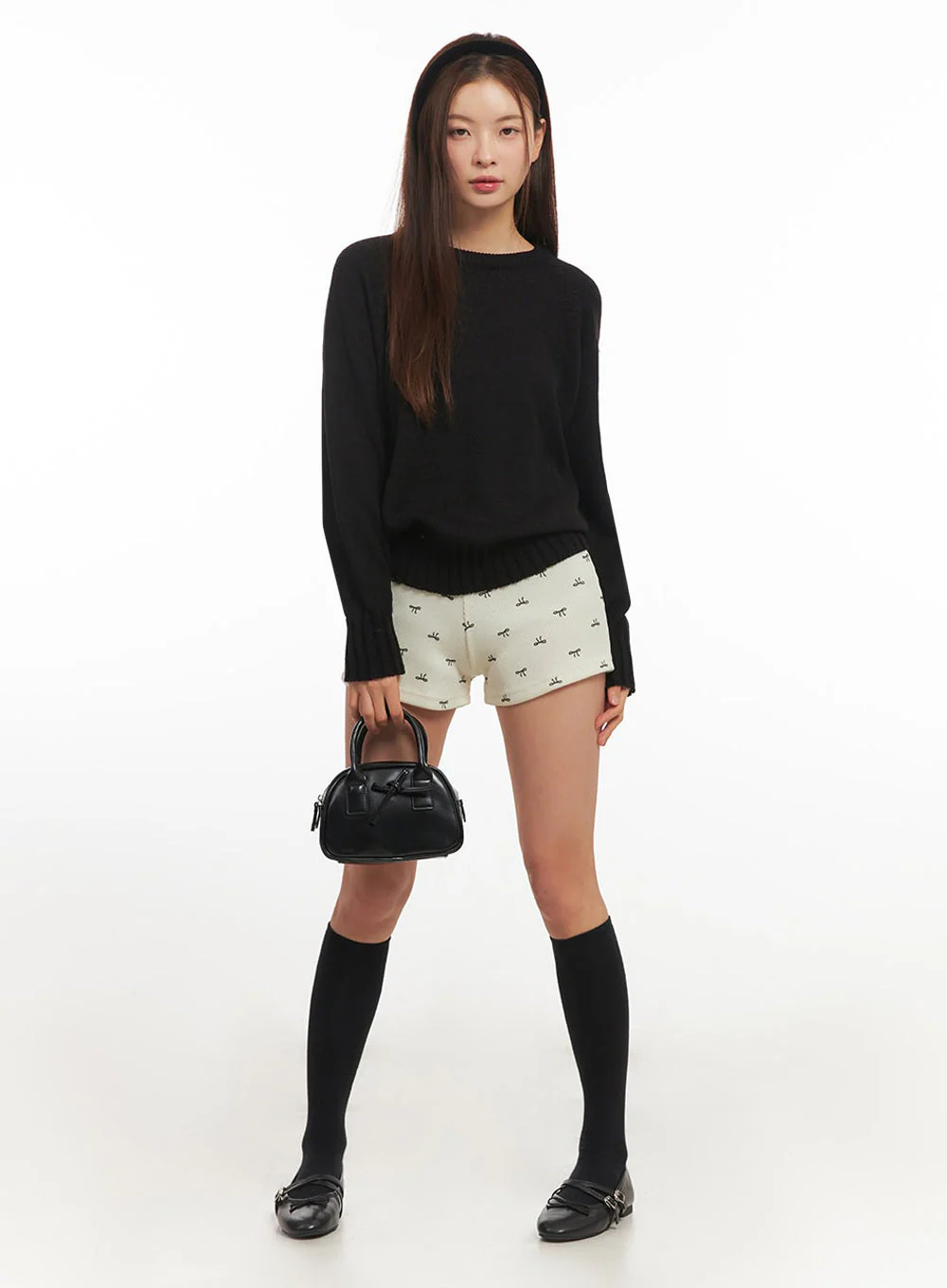 Basic Round Neck Sweater IM513 - Image 3