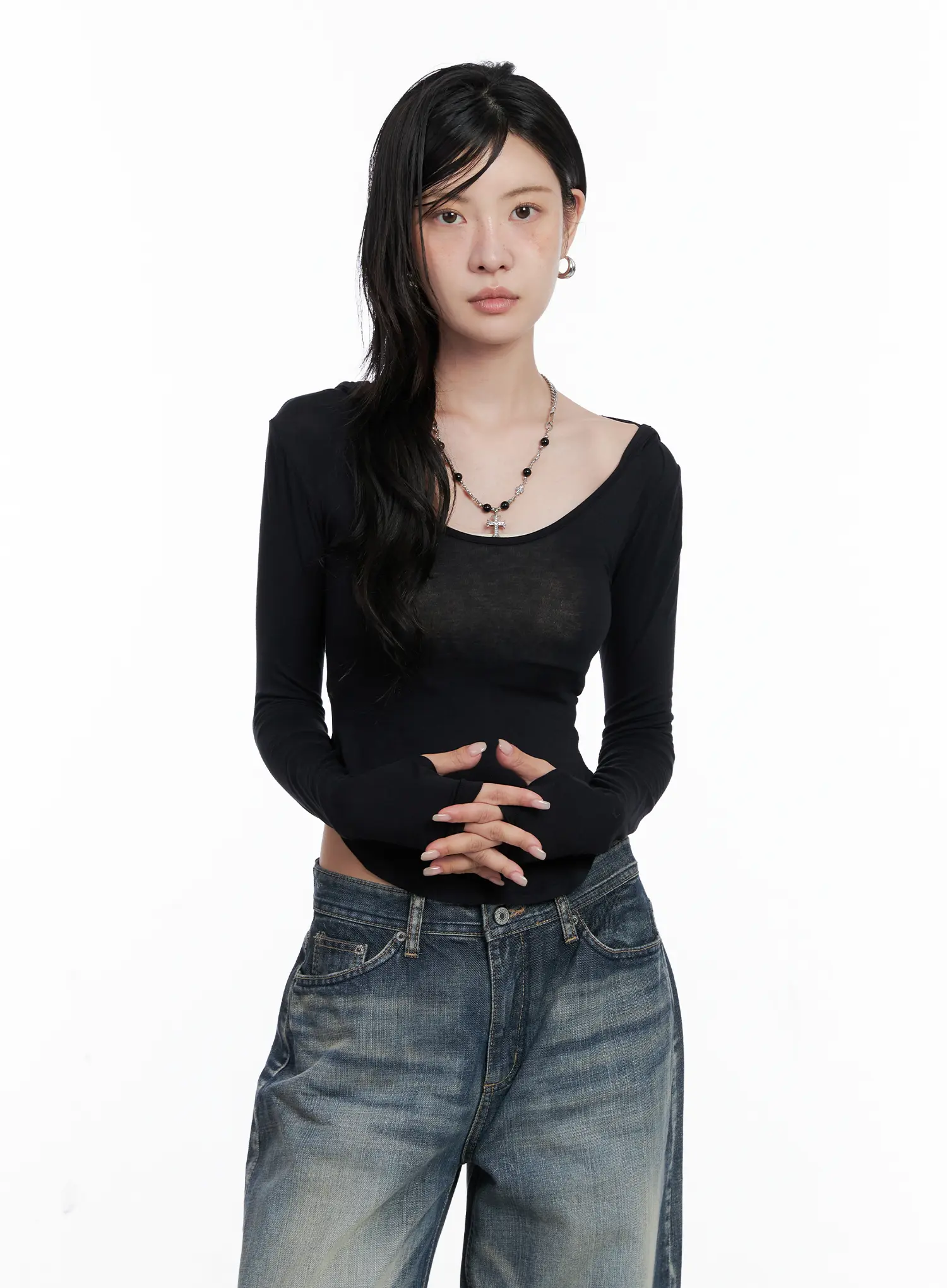 Basic Slim Fit Hoodie CS526 - Image 11
