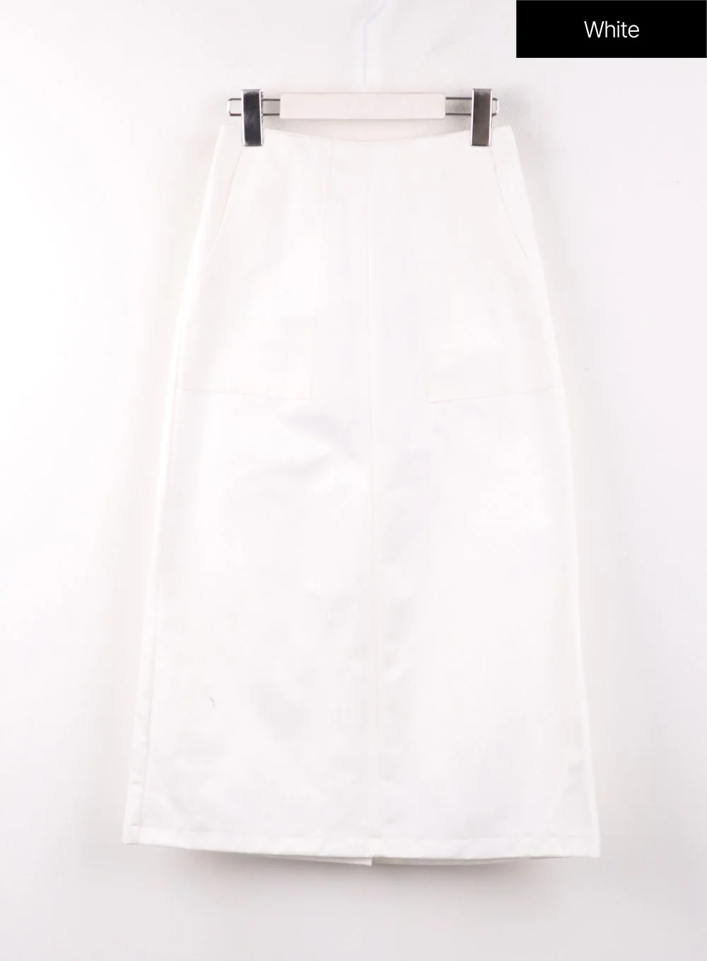 Basic Solid Mid Skirt OF406 - Image 12