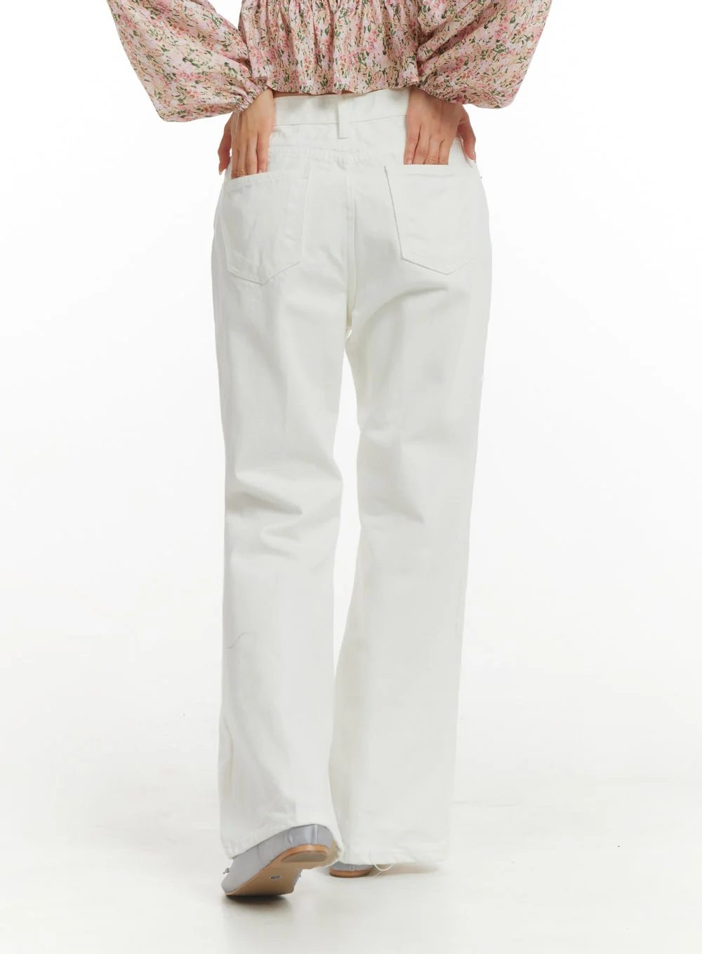 Basic Straight Leg Bootcut Pants OM405 - Image 5