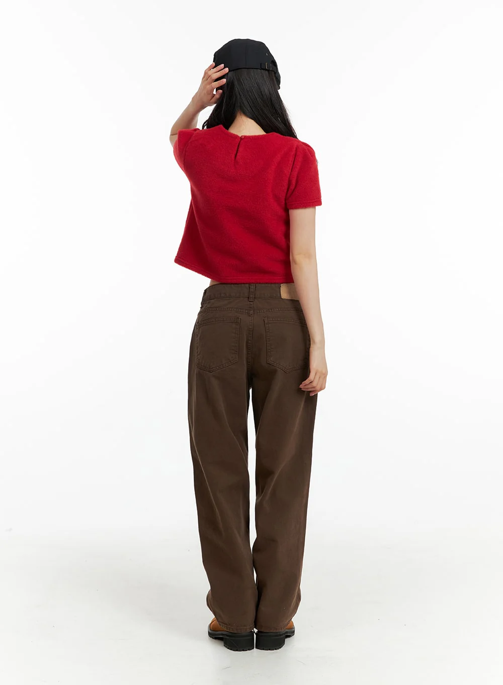 Basic Straight Leg Pants OF415 - Image 5