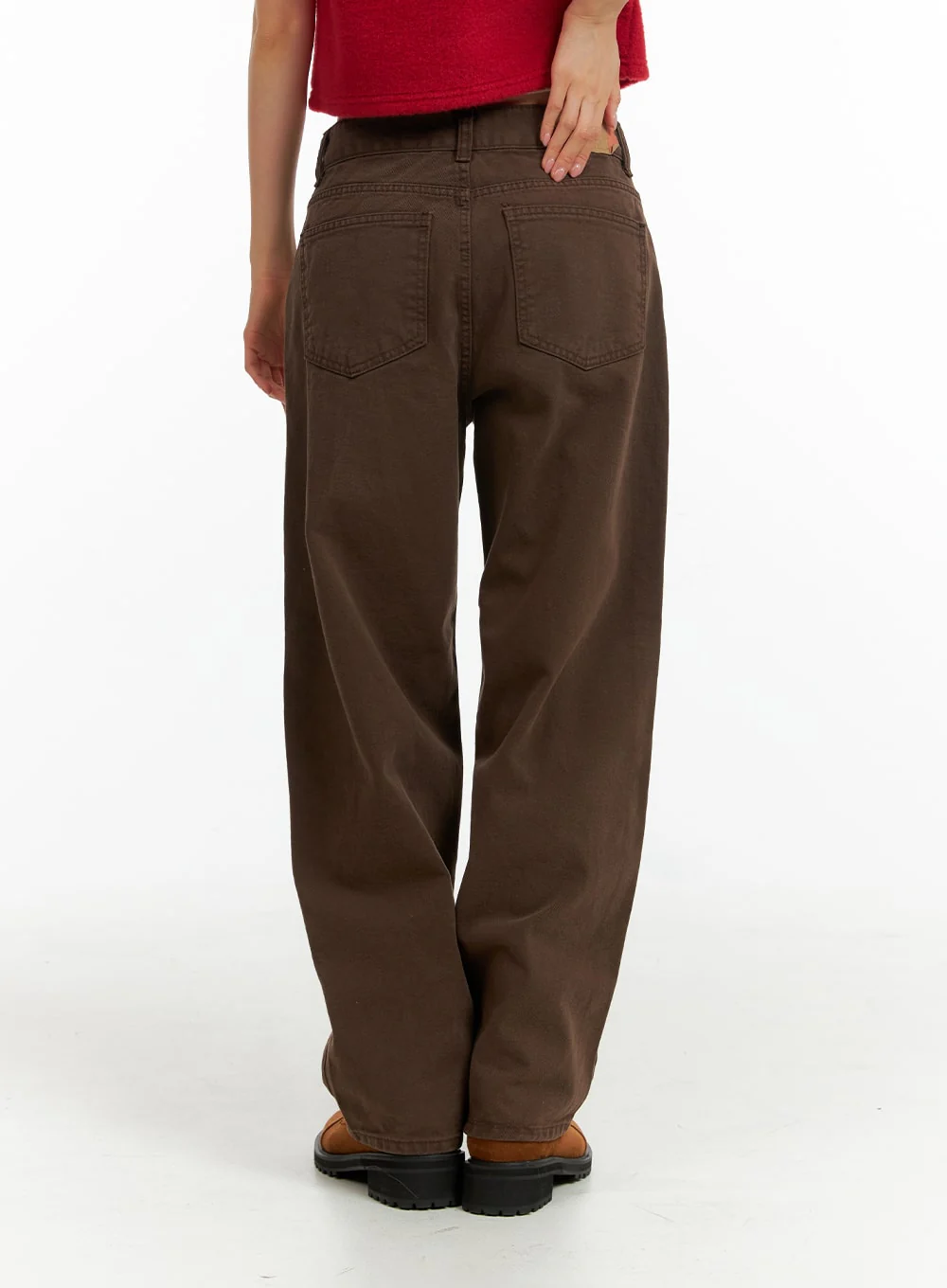 Basic Straight Leg Pants OF415 - Image 6