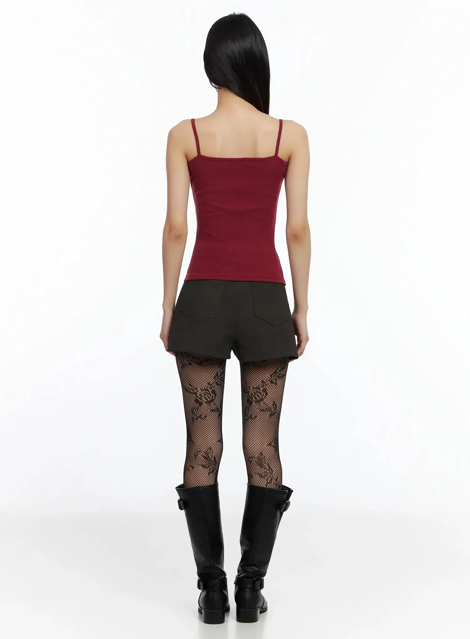 Basic Stretchy Ribbed Tank Top IM530 - Image 14