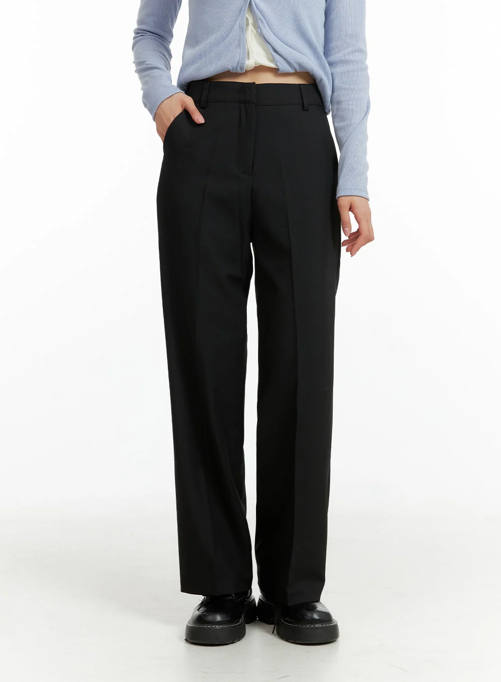 Basic Tailored Pants OF415 - Image 2