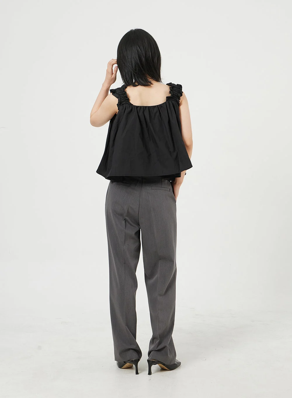 Basic Tailored Pants OM328 - Image 5