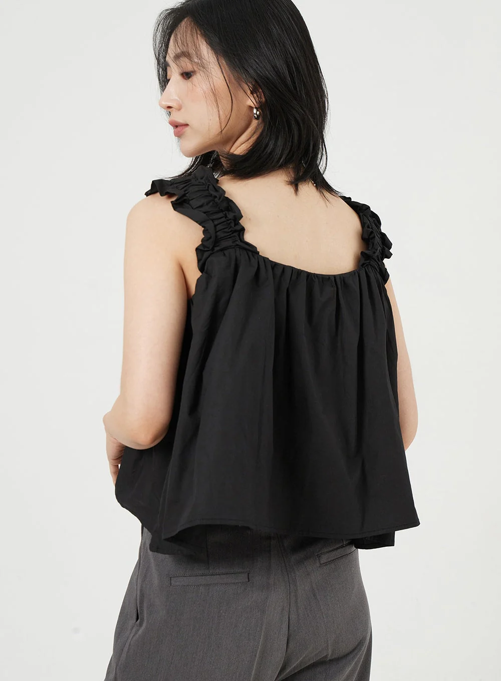 Basic Tailored Pants OM328 - Image 6
