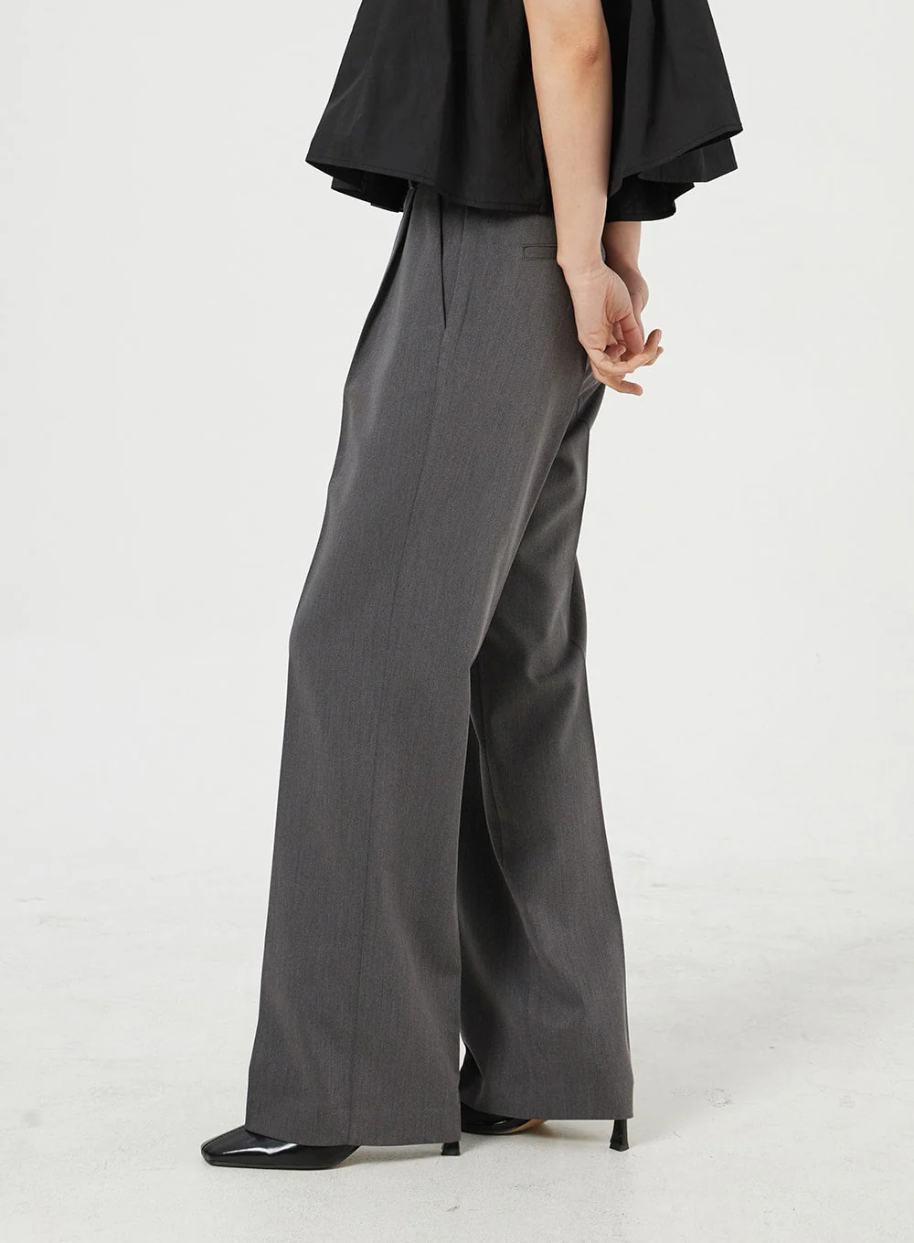 Basic Tailored Pants OM328 - Image 8
