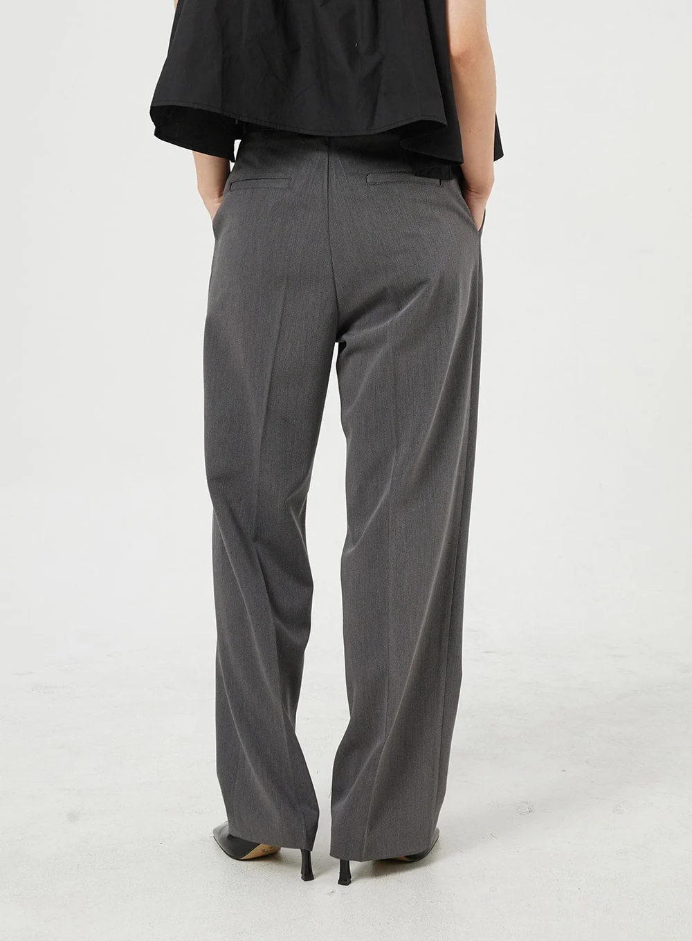 Basic Tailored Pants OM328 - Image 9
