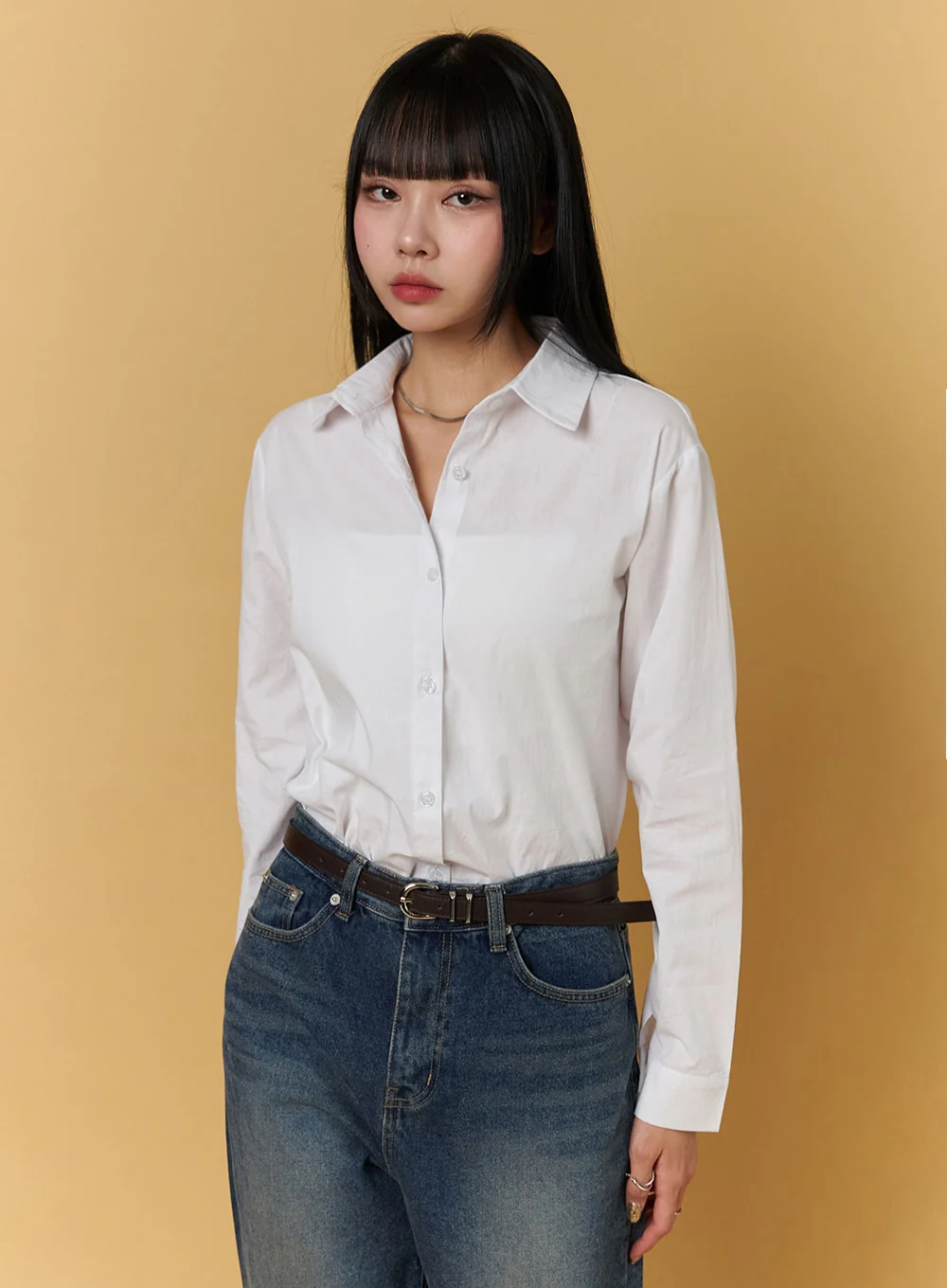 Basic Tailored Shirt CJ404 - Image 4