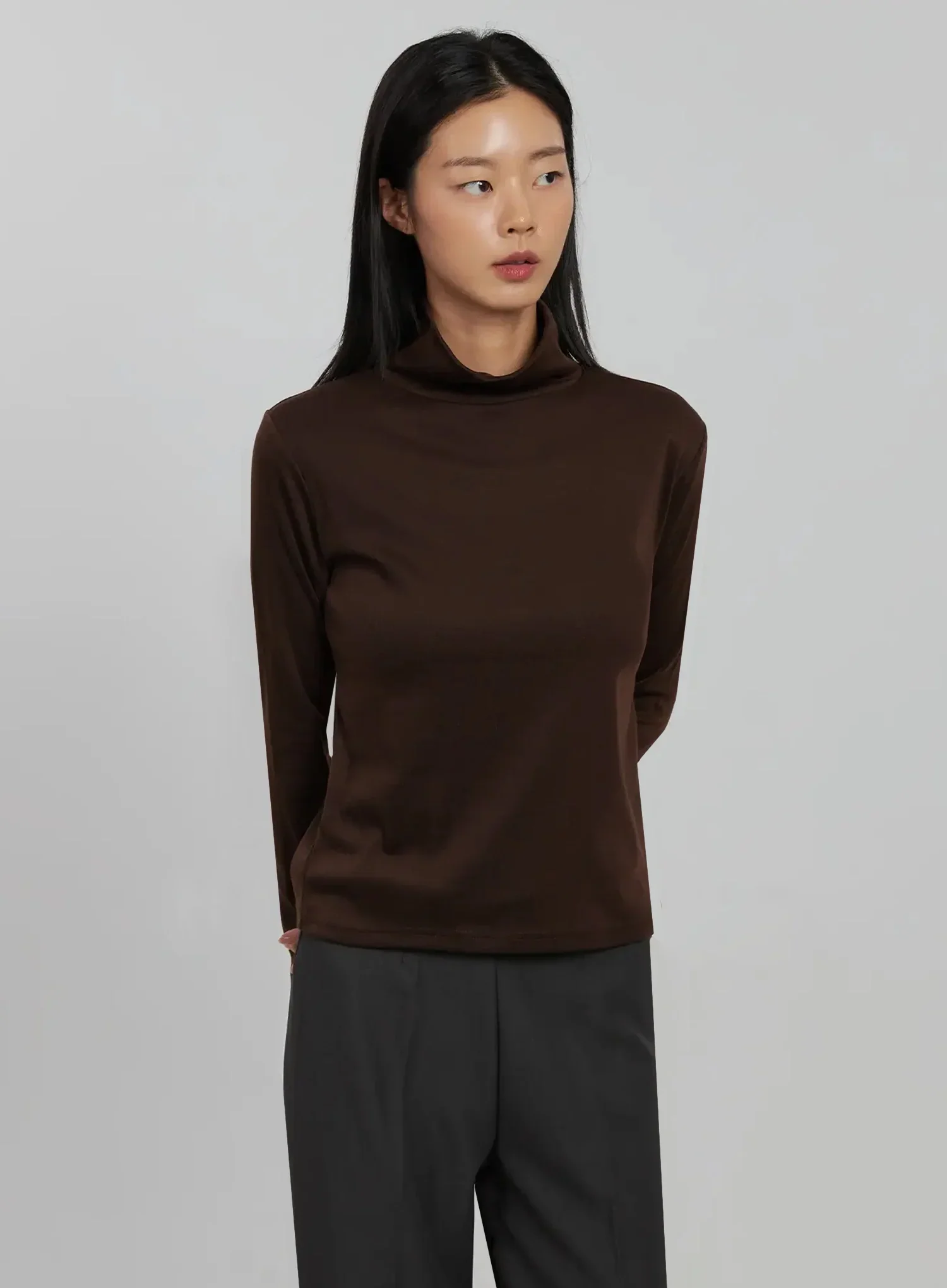 Basic Turtleneck Top IJ508
