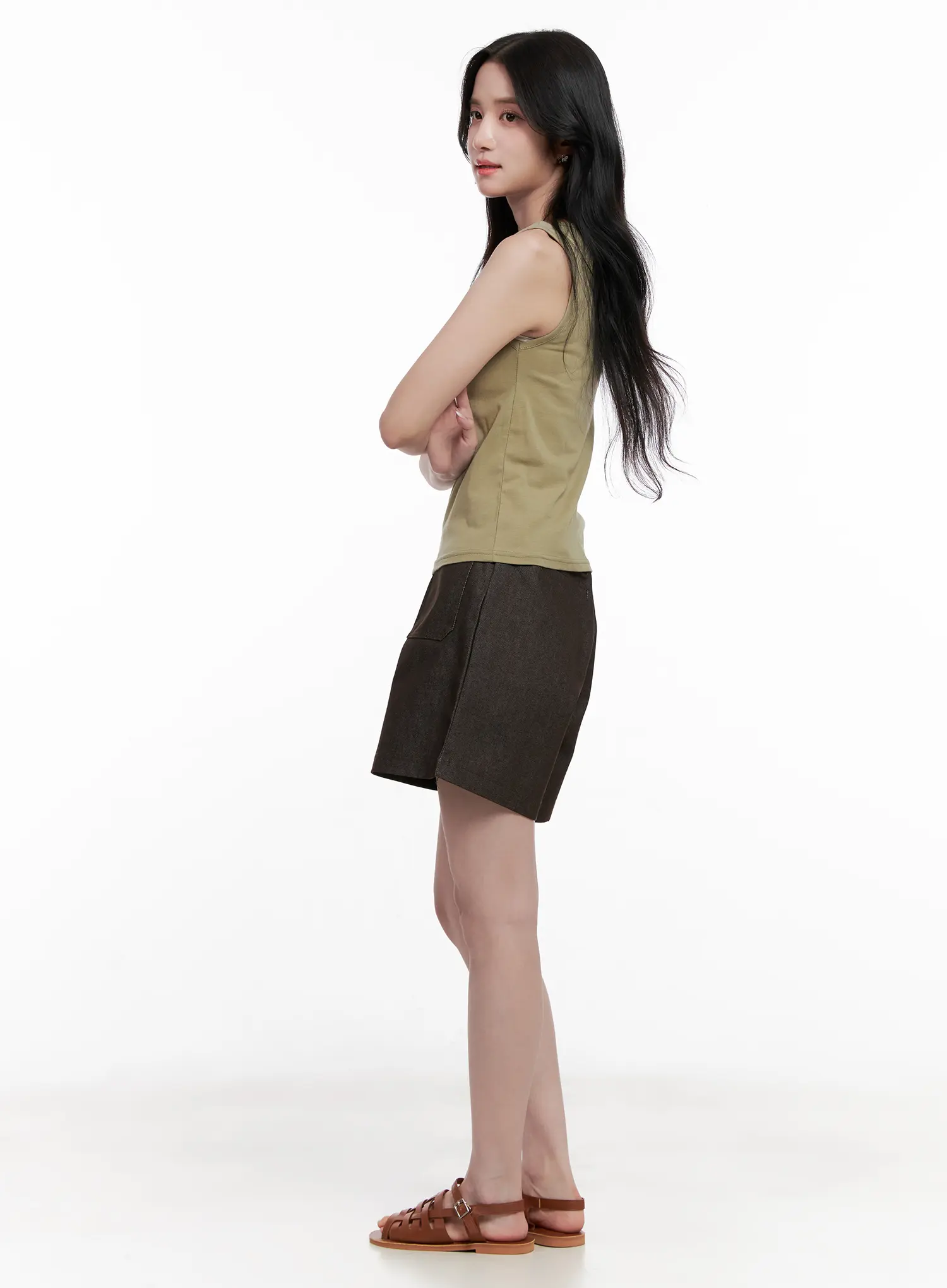 Basic U-Neck Sleeveless Top CL515 - Image 4