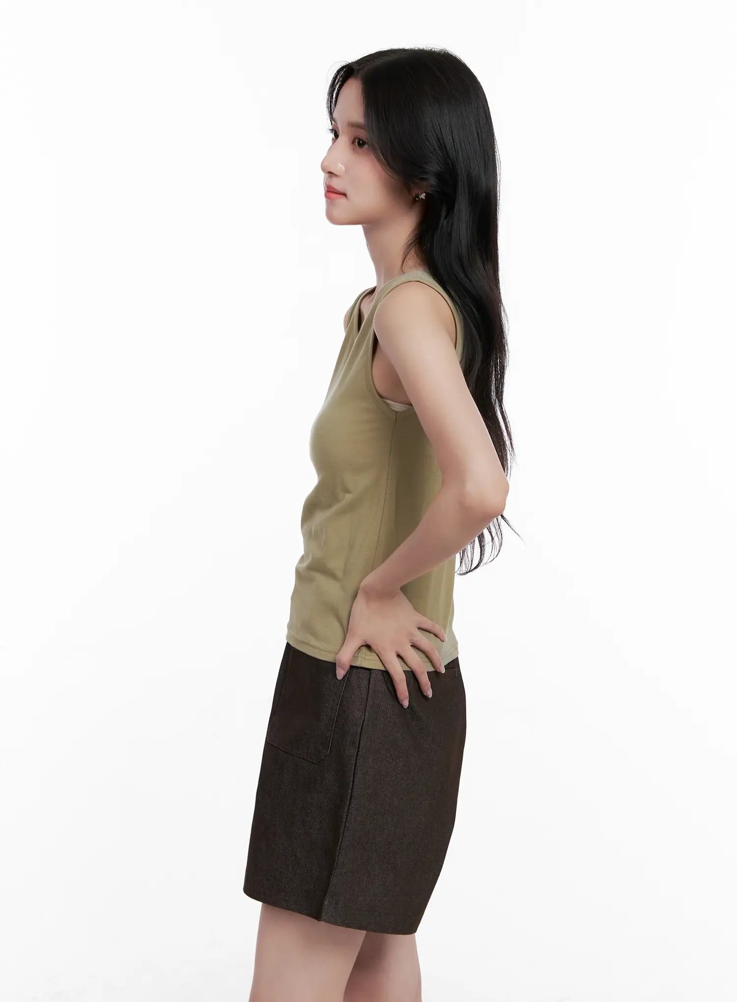 Basic U-Neck Sleeveless Top CL515 - Image 6