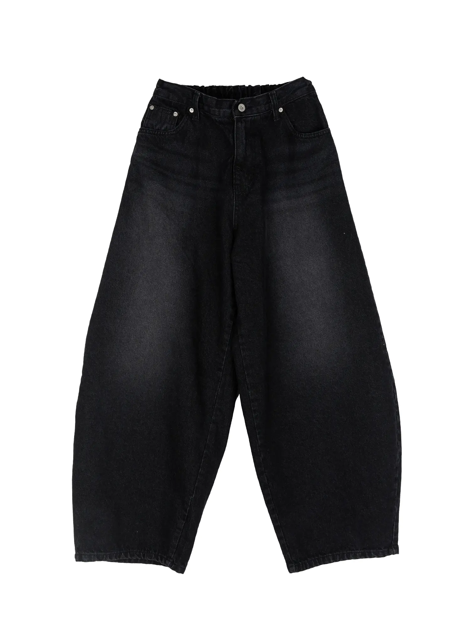Basic Wide Leg Black Jeans ID515 - Image 10