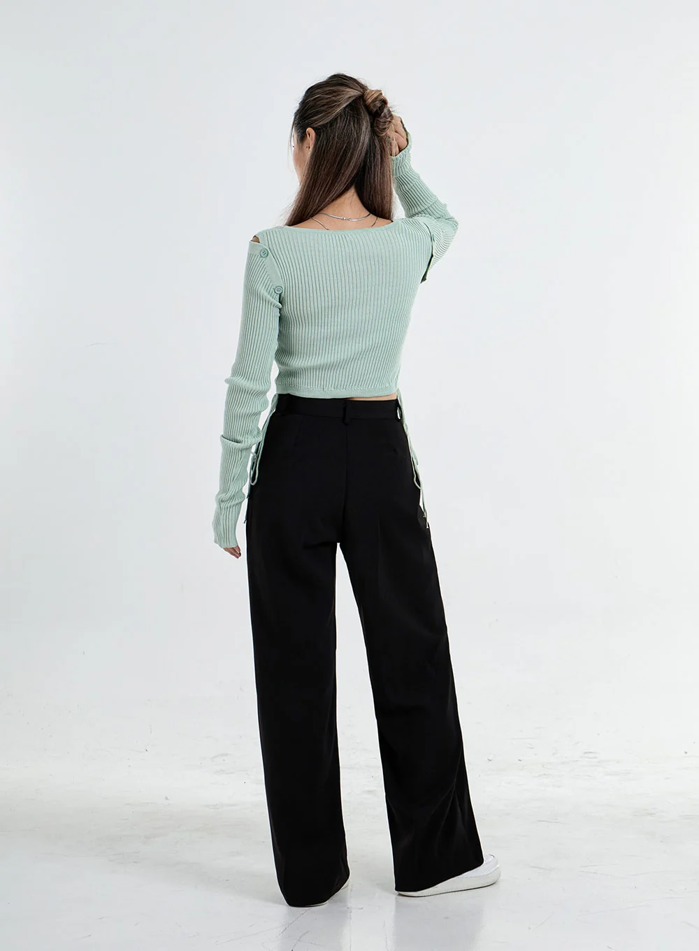 Basic Wide Tailored Pants CO06 - Image 15