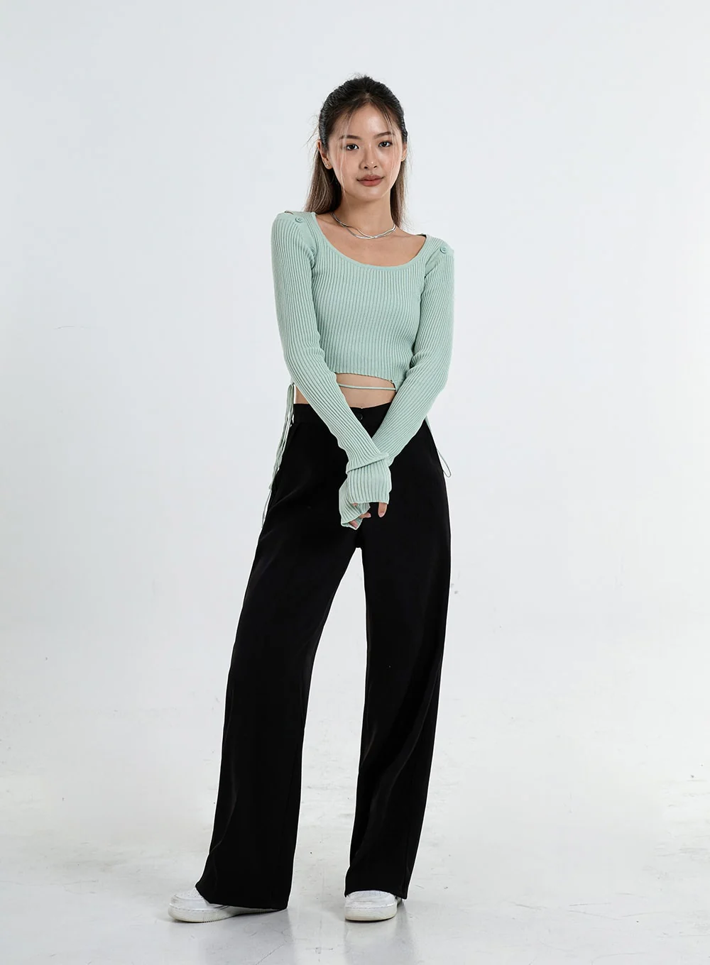 Basic Wide Tailored Pants CO06 - Image 16