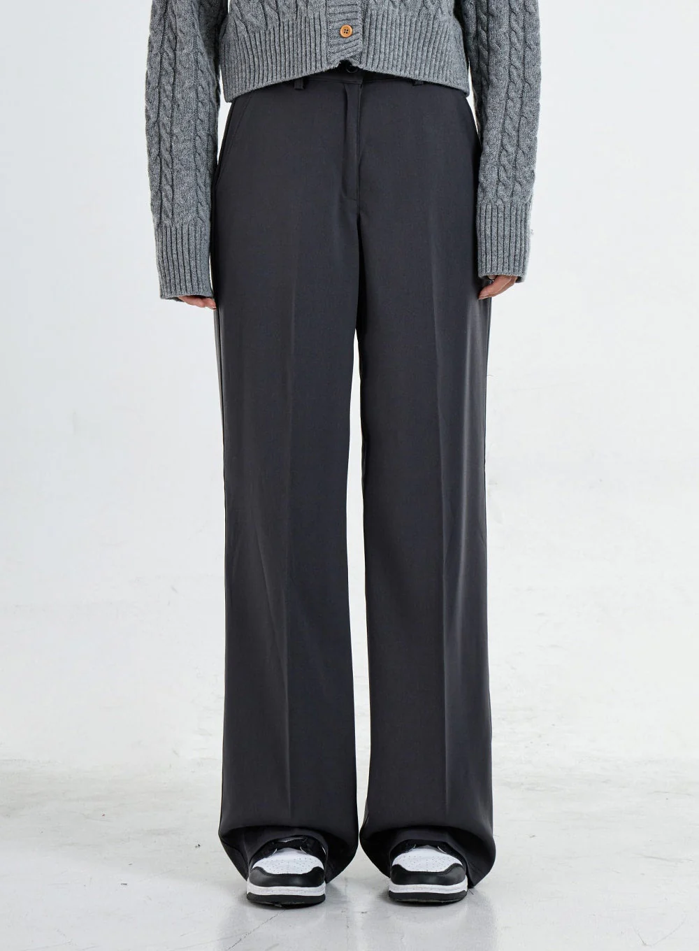 Basic Wide Tailored Pants CO06 - Image 2