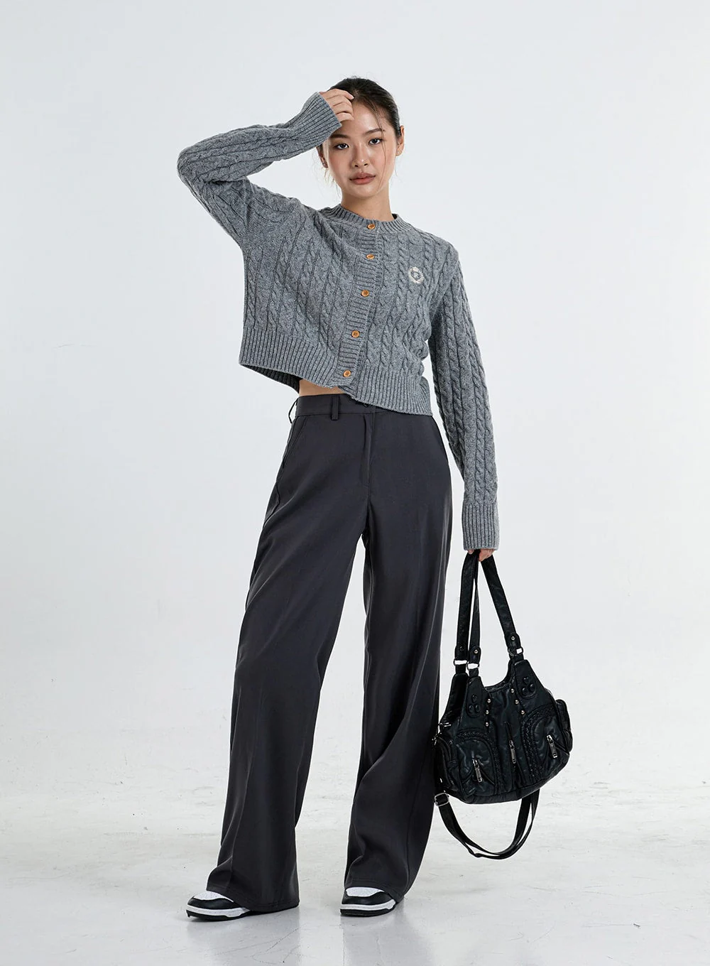 Basic Wide Tailored Pants CO06 - Image 3