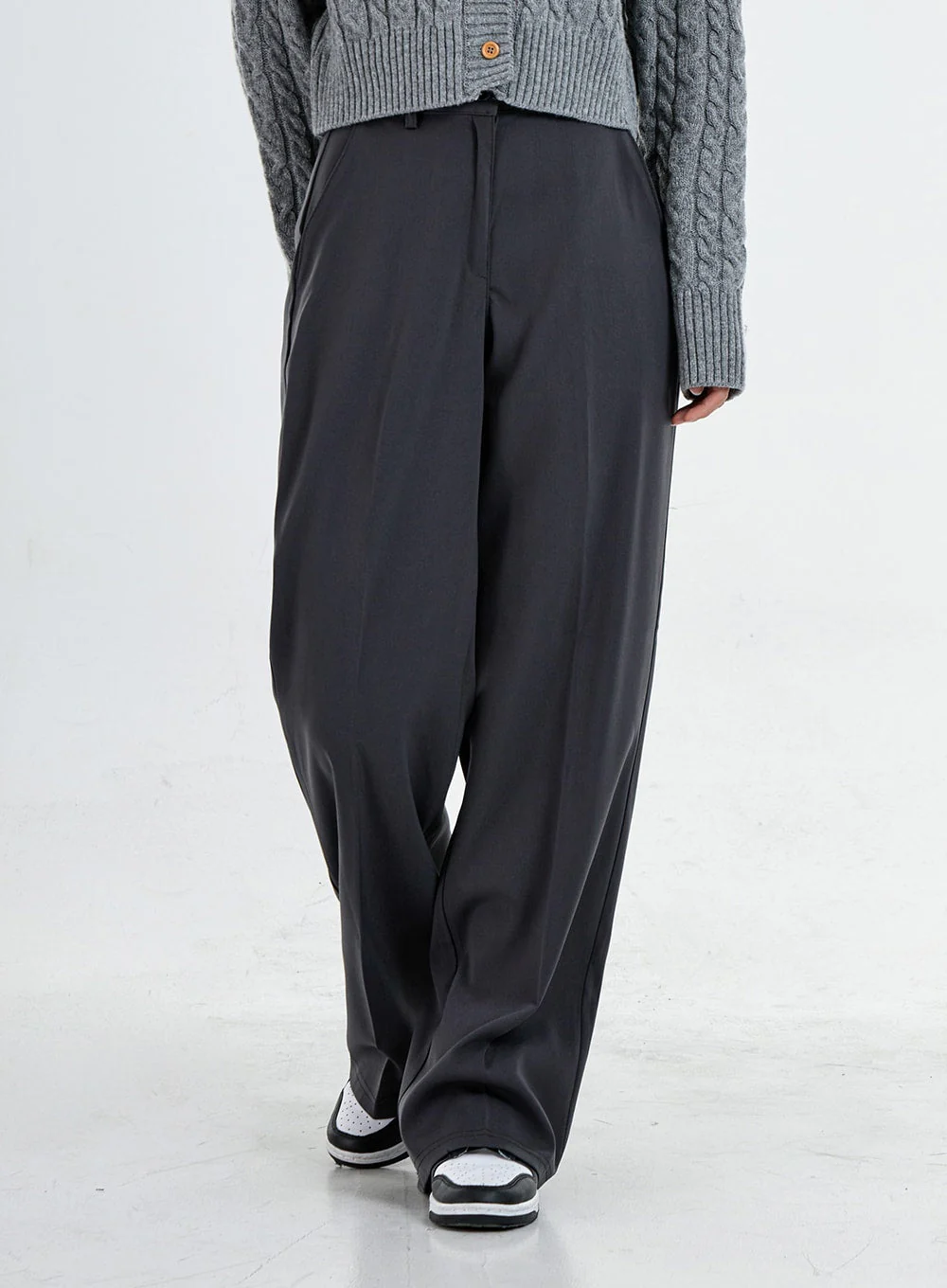 Basic Wide Tailored Pants CO06 - Image 5