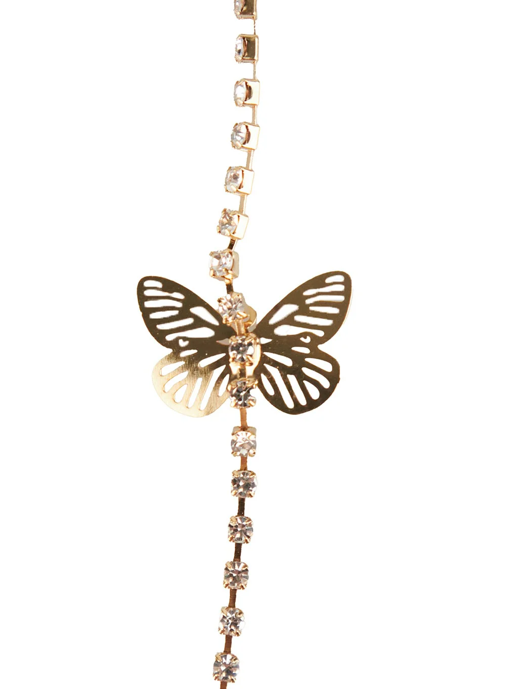 Beaded Pearl Brass Headband OG406 - Image 6