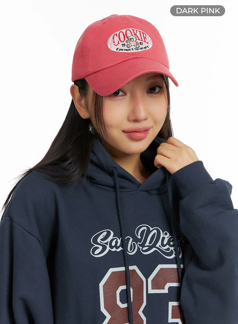 Bear Embroidered Graphic Cap IF421 - Image 5