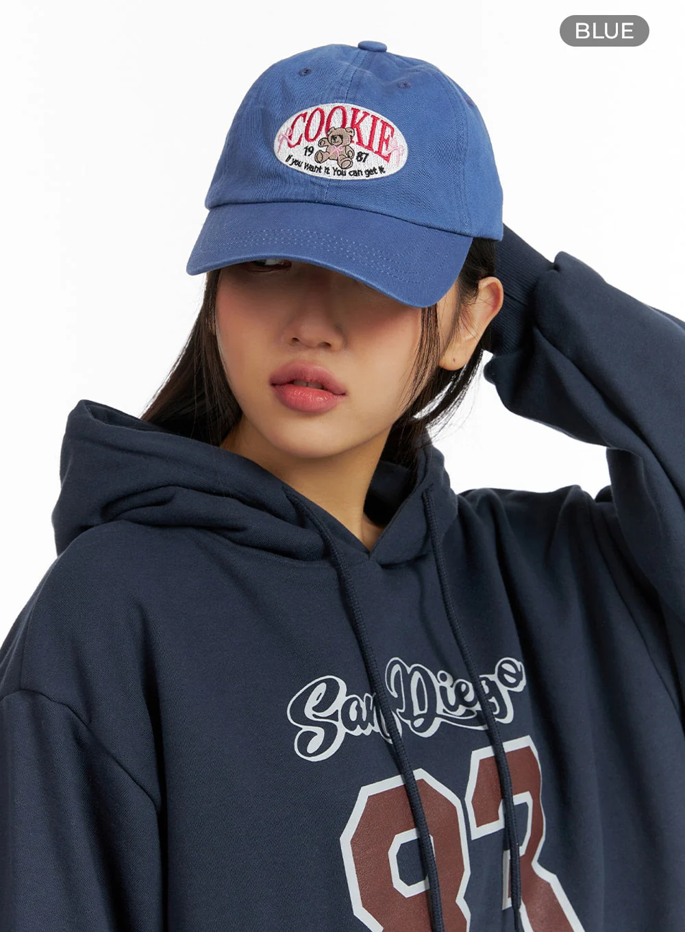 Bear Embroidered Graphic Cap IF421 - Image 7