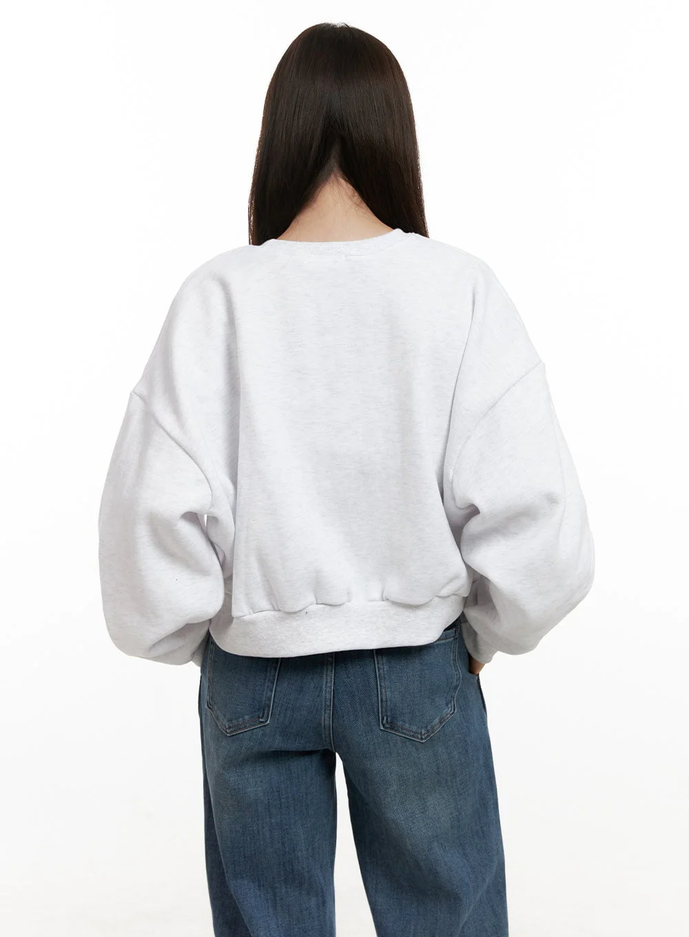 Bear Graphic Long Sleeve Crewneck ON422 - Image 7