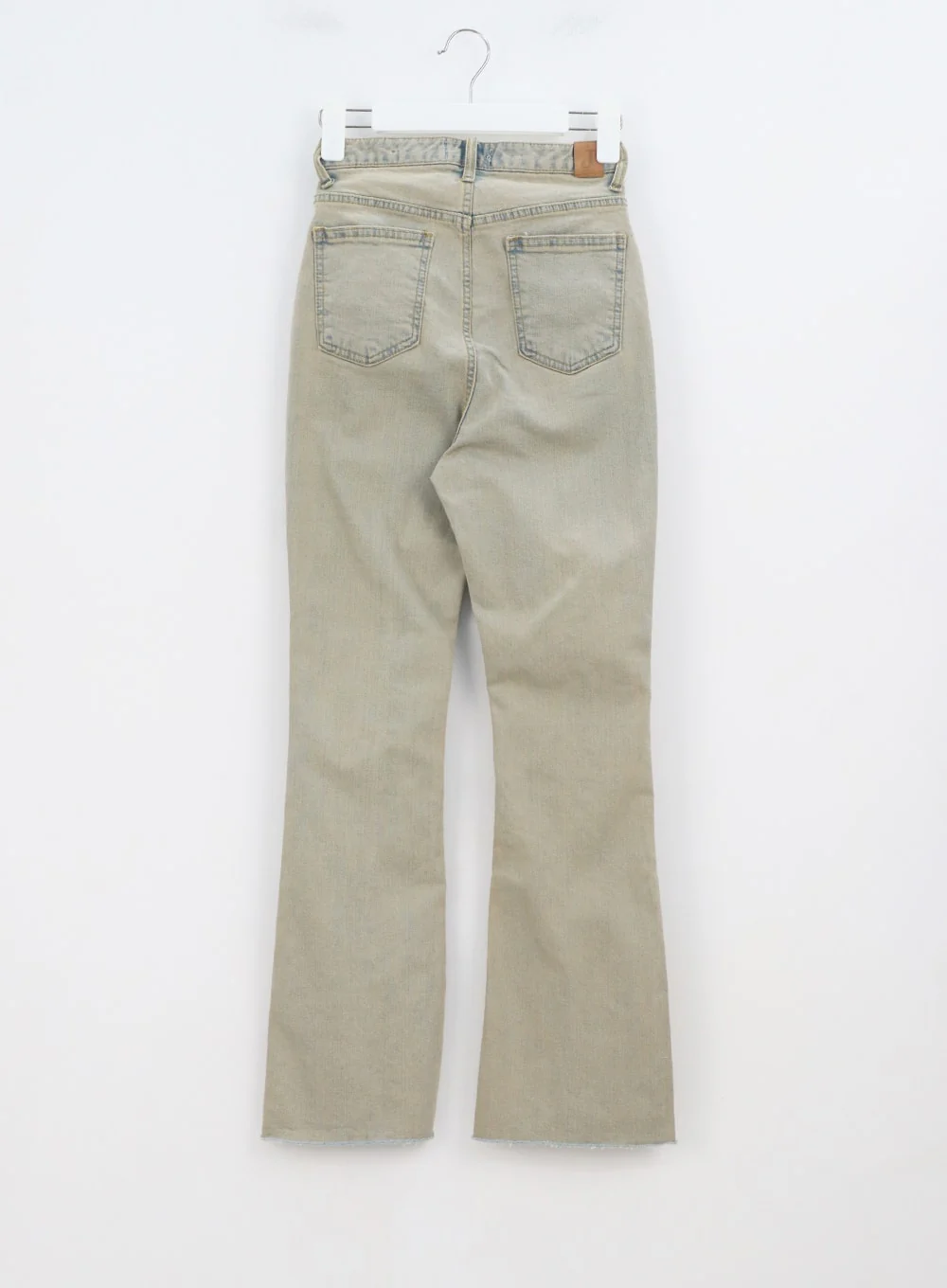 Beige Wash Bootcut Jeans BA320 - Image 13