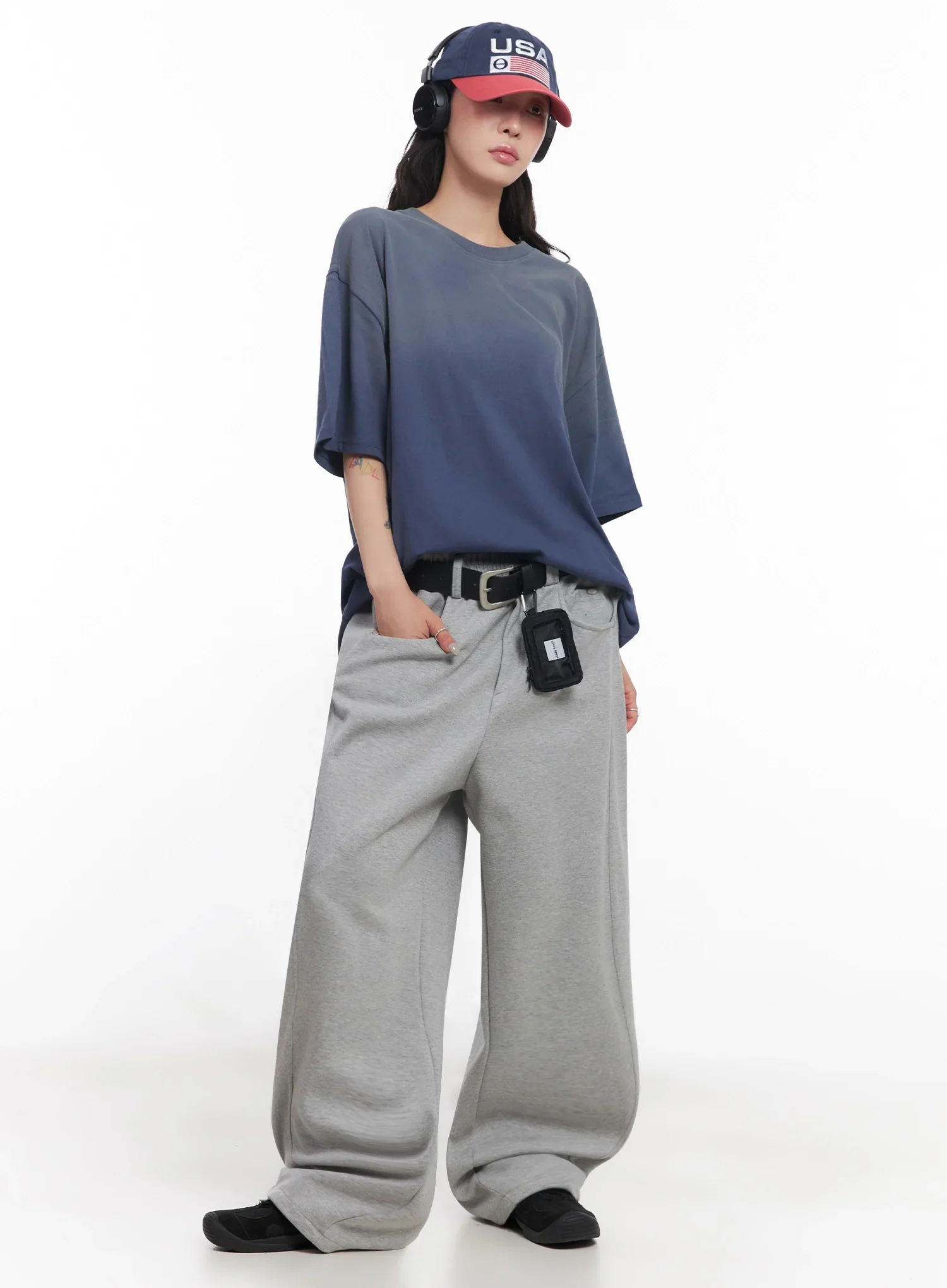 Belted Sweatpant Joggers IC503 - Image 14