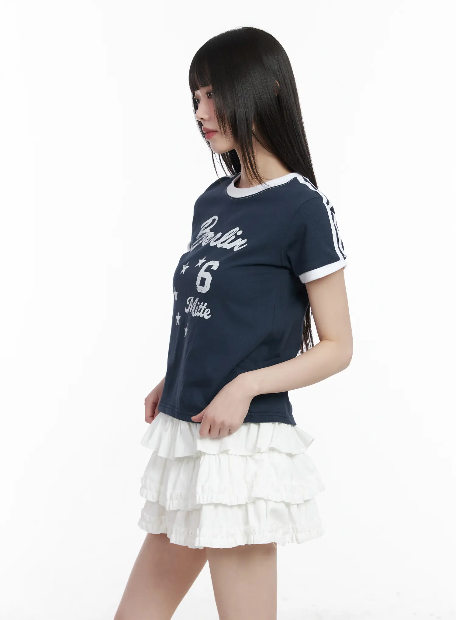 Berlin Track Ringer Tee CM524 - Image 7
