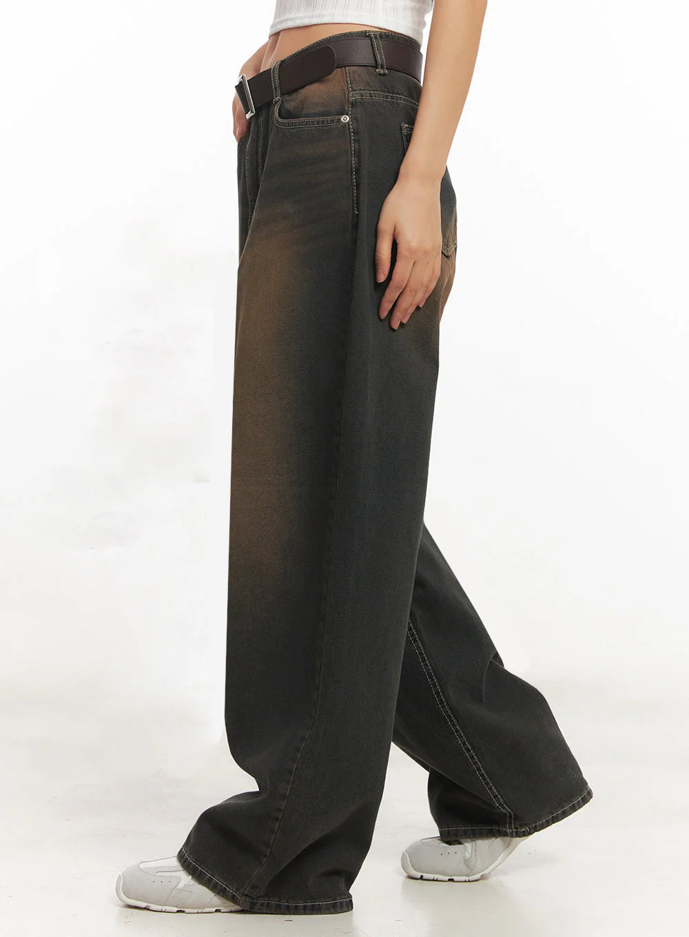 Bethany Vintage Washed Baggy Jeans IA524 - Image 10