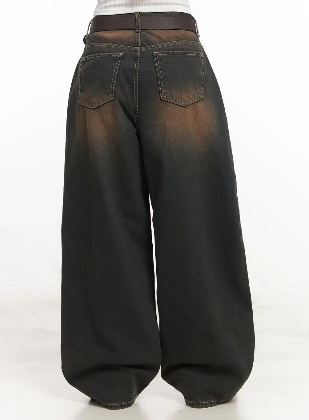 Bethany Vintage Washed Baggy Jeans IA524 - Image 12
