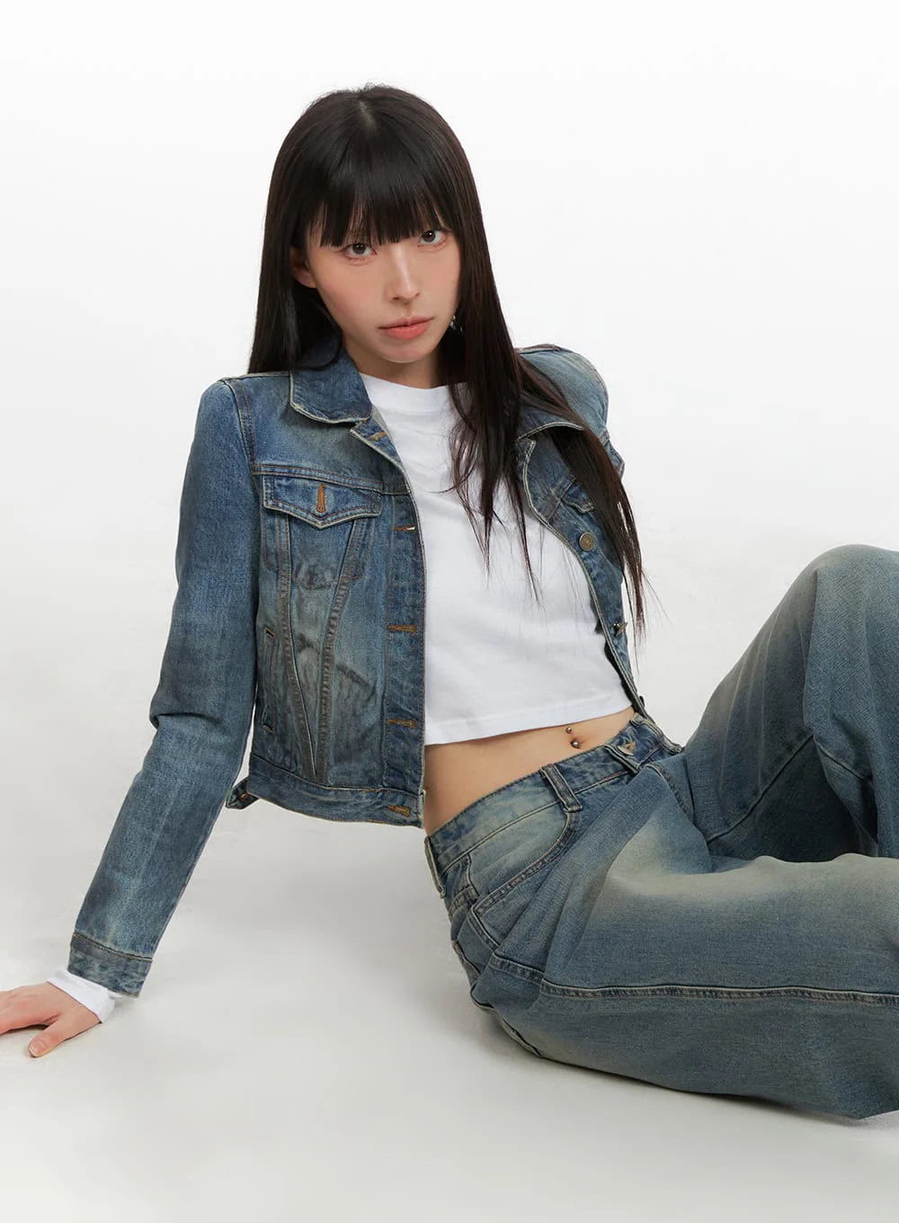Bianca's Crop Denim Jacket CG420