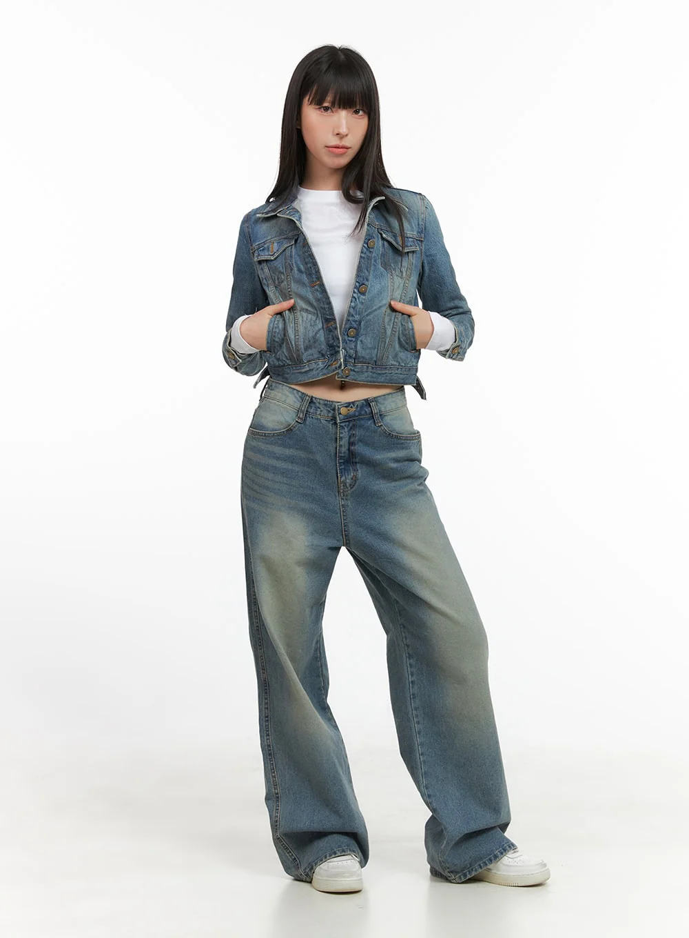 Bianca's Crop Denim Jacket CG420 - Image 2