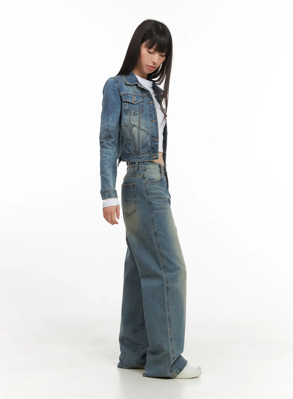 Bianca's Crop Denim Jacket CG420 - Image 3