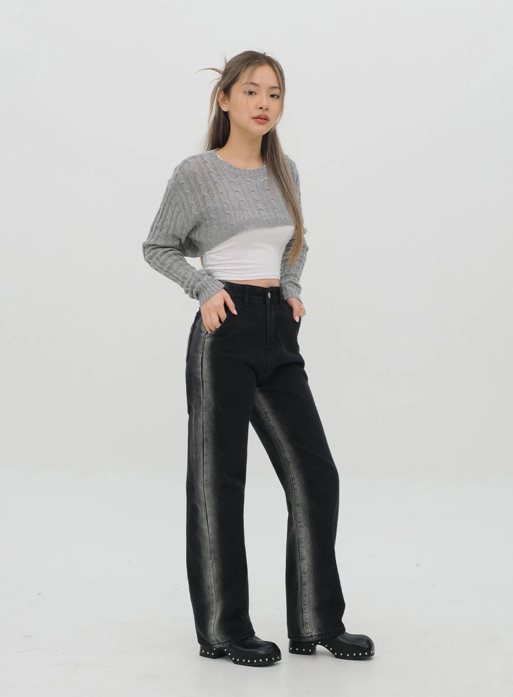 Black Jeans C1002 - Image 9