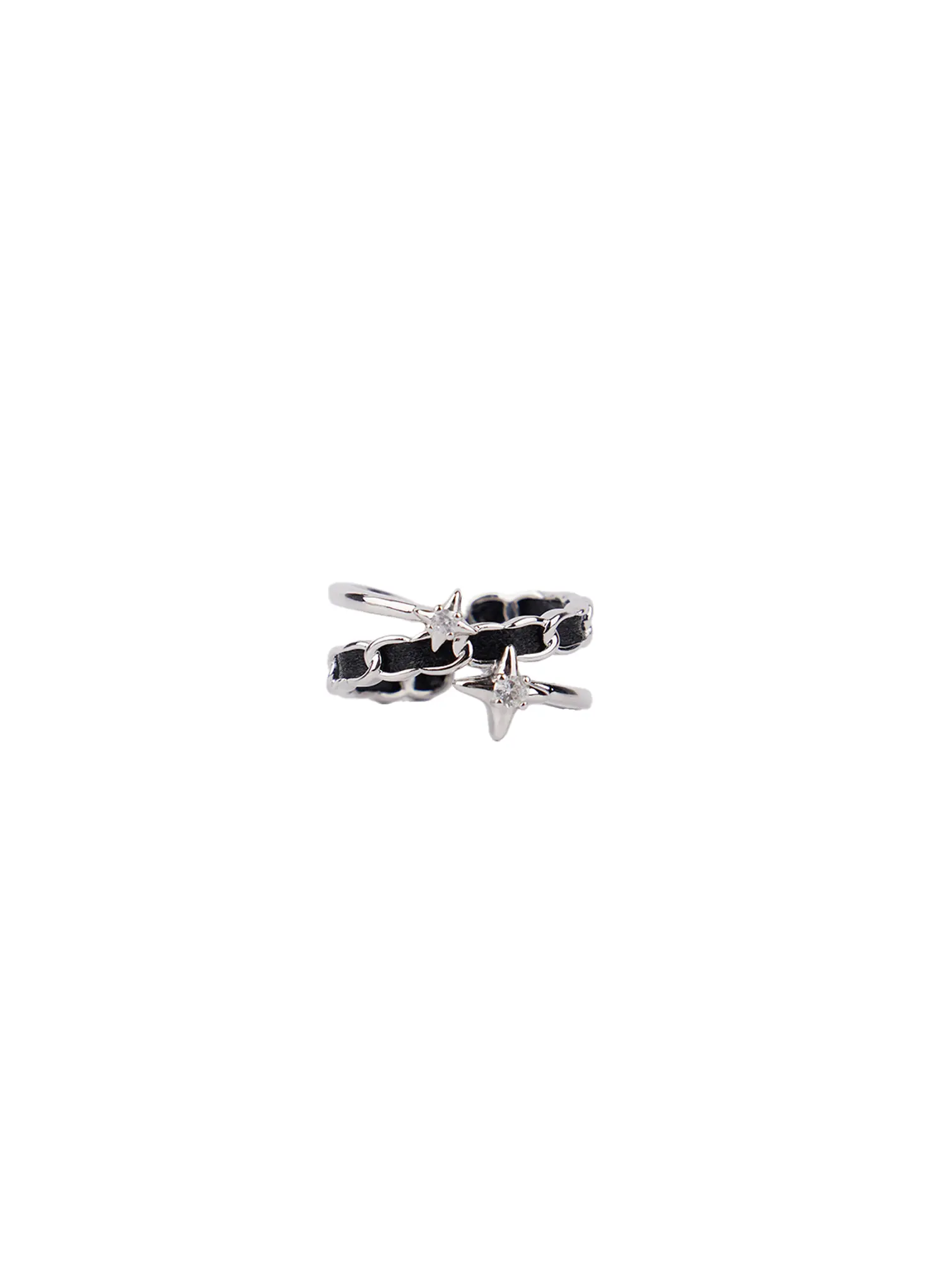 Black Twisted Ring CF525 - Image 4