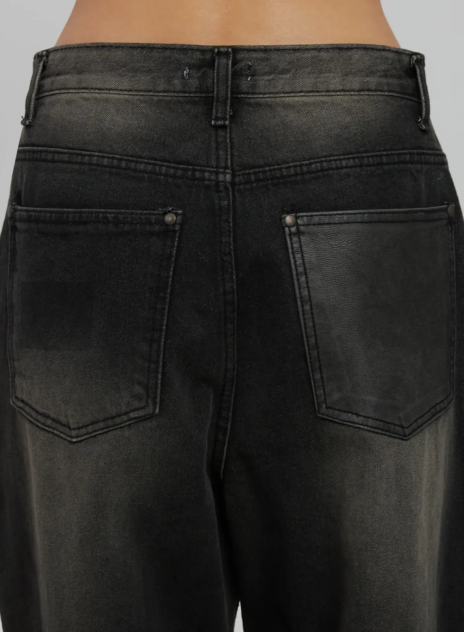 Blaire Dark Washed Wide Leg Jeans IJ509 - Image 12