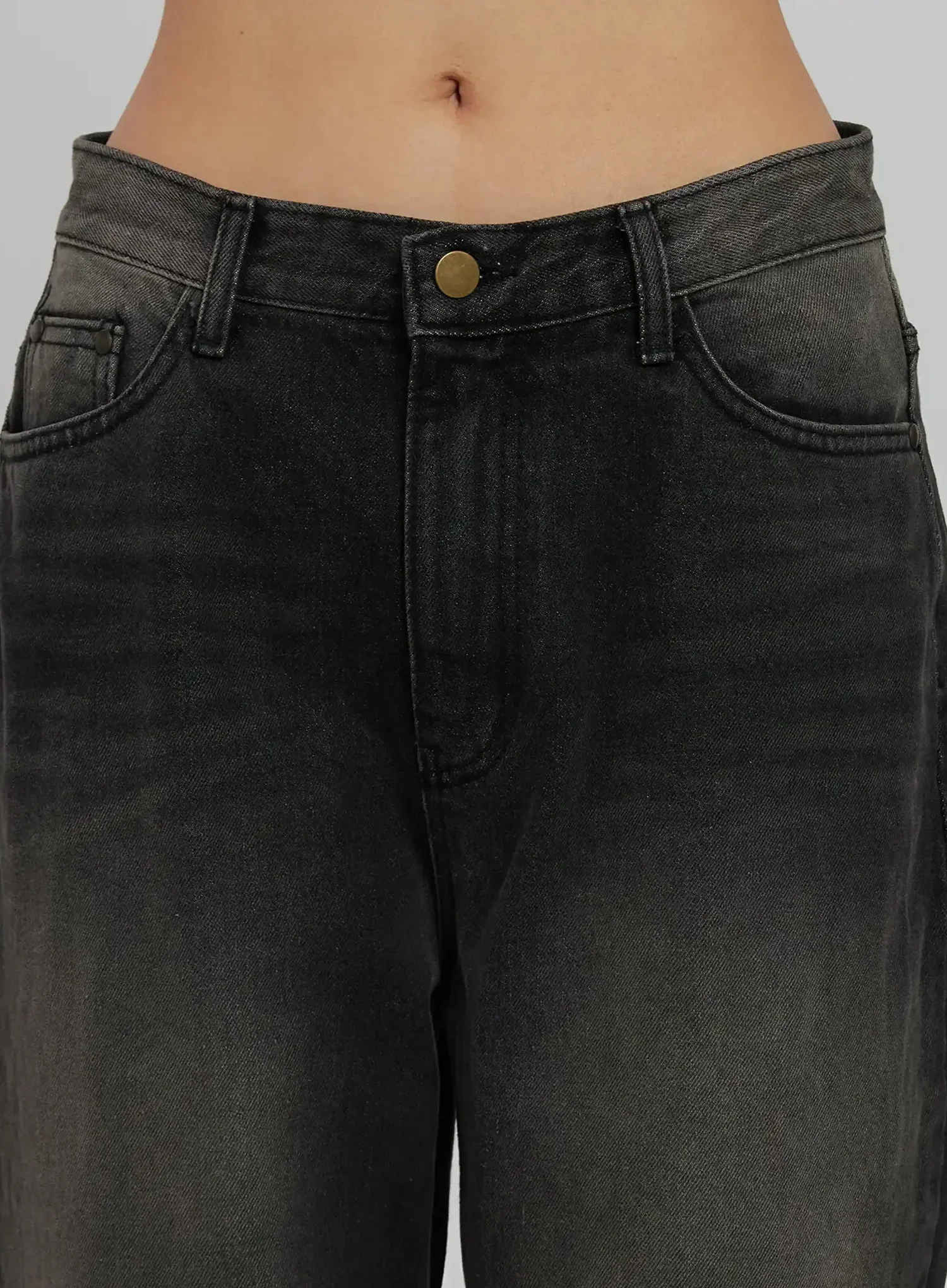 Blaire Dark Washed Wide Leg Jeans IJ509 - Image 4