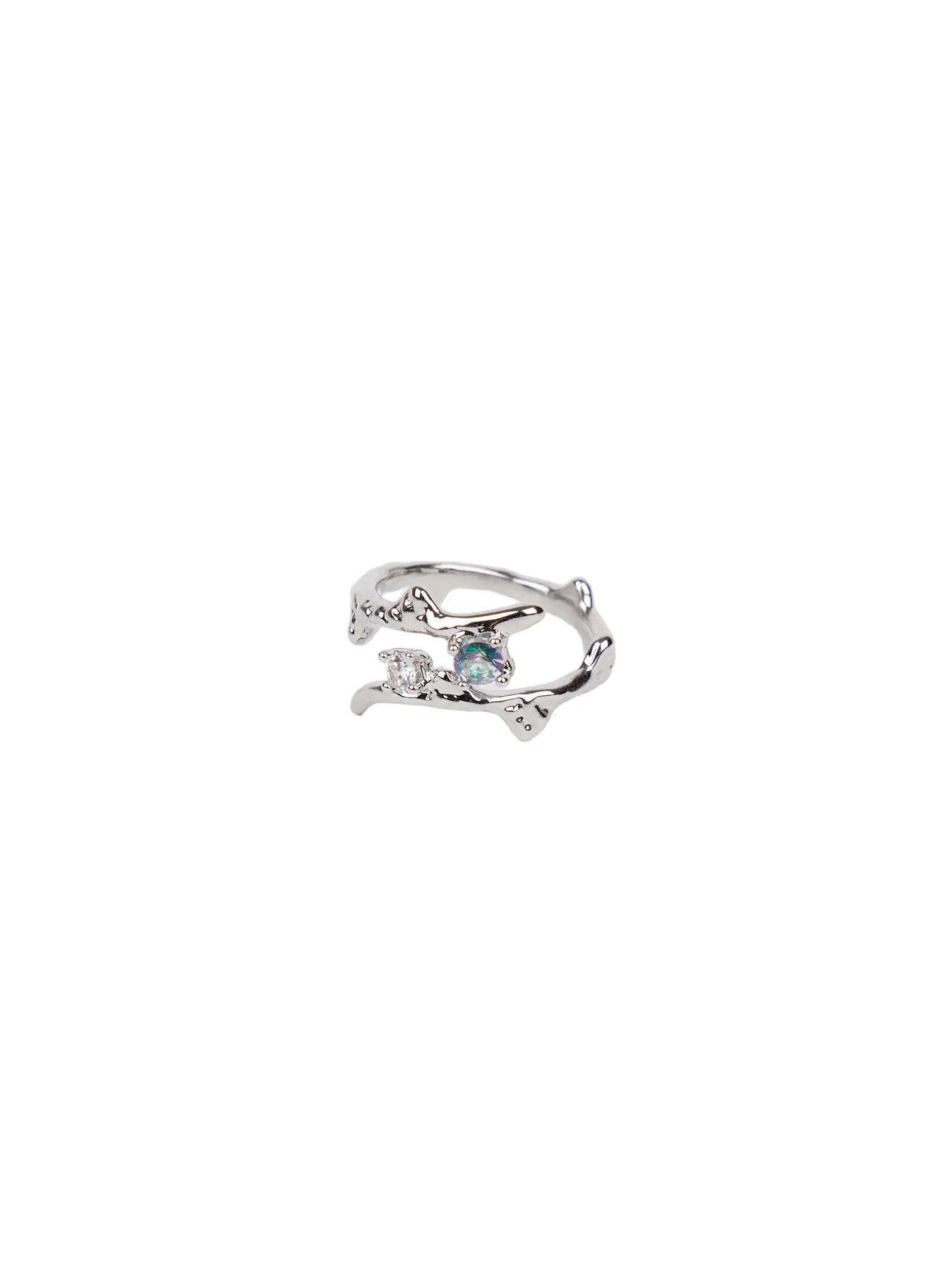 Blue Cubic Ring CA508 - Image 3