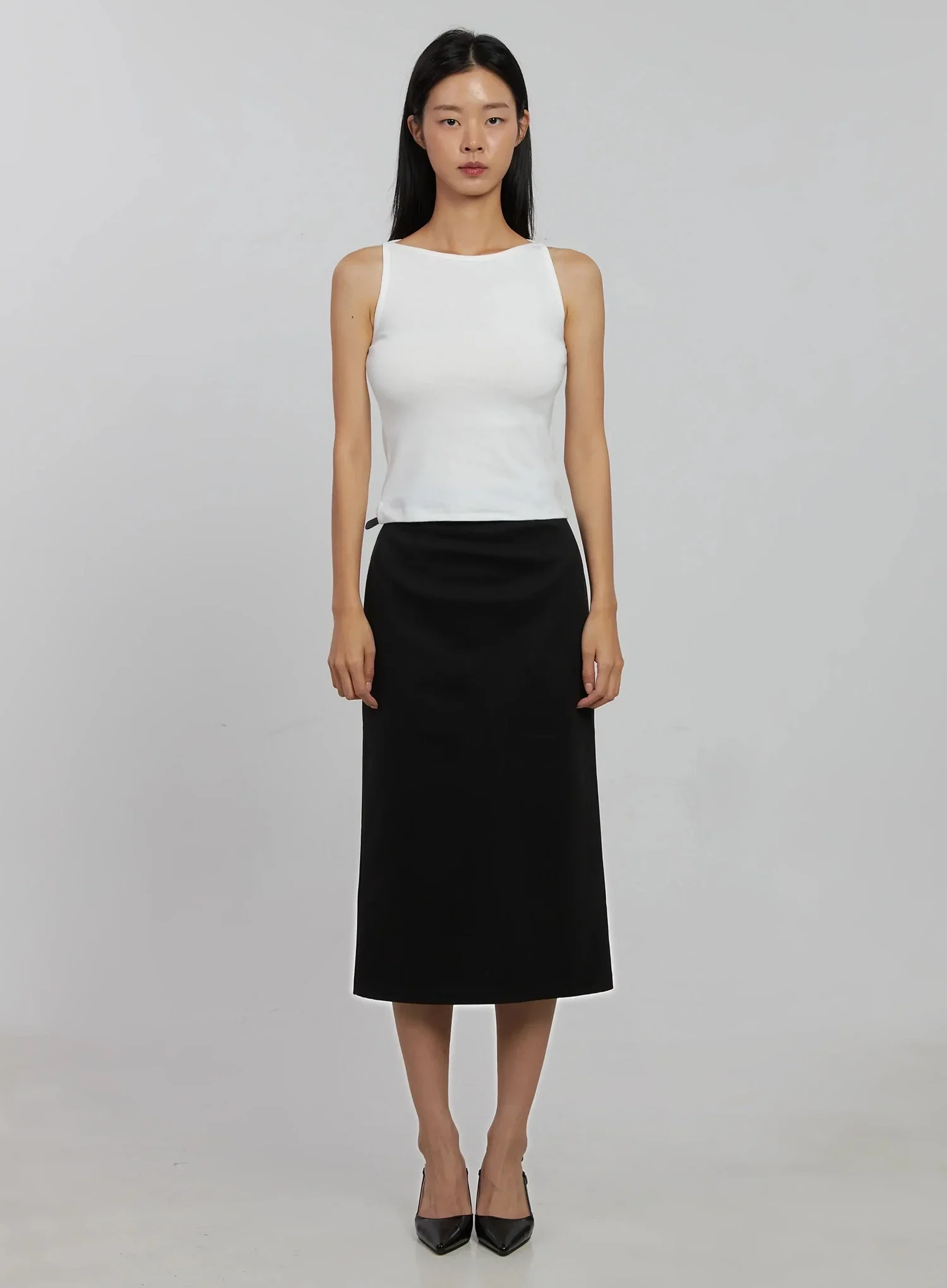 Boatneck Crop Tank Top IJ508 - Image 6