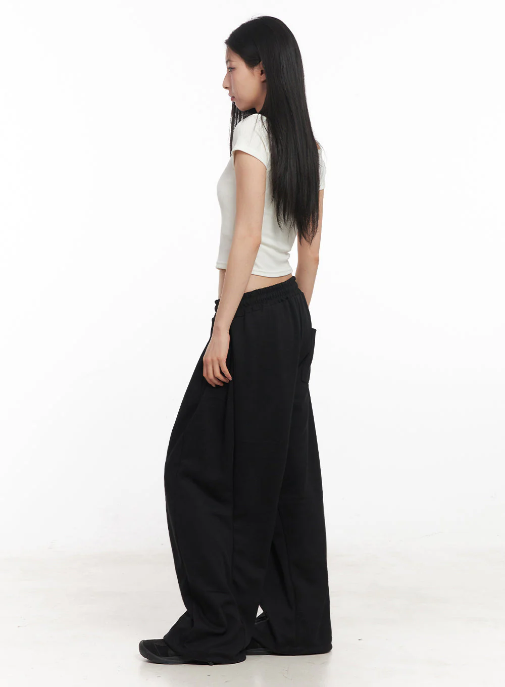 Boatneck Cropped Tee IY516 - Image 12